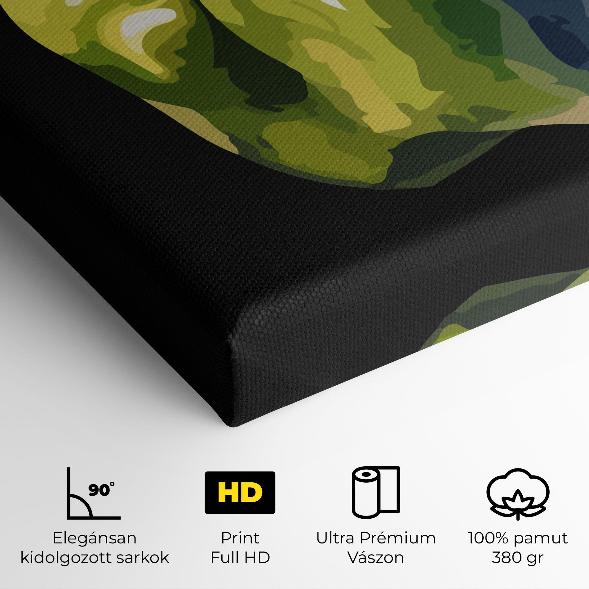 Vászonkép Bellpepper Green Grey mockup 4