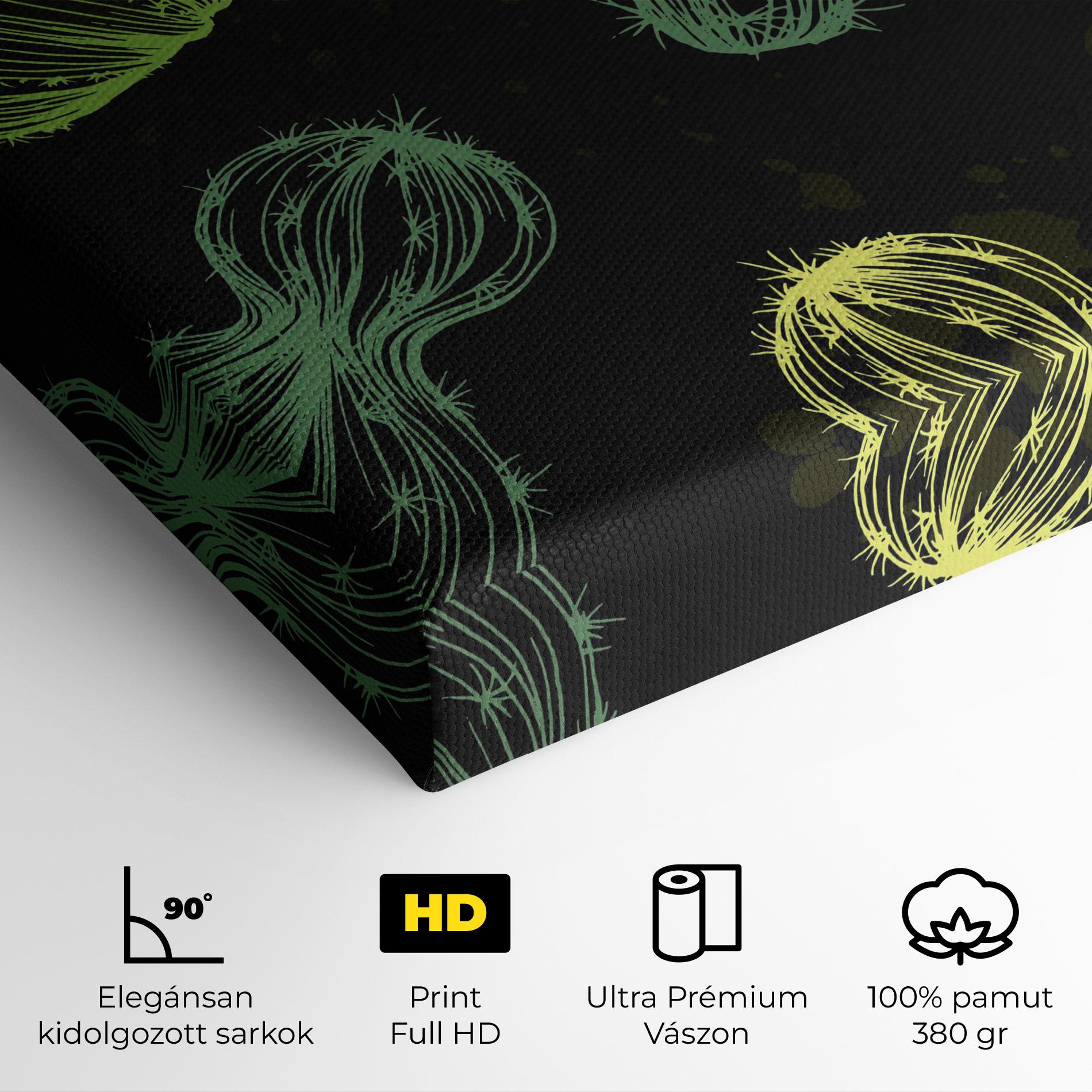 Vászonkép Cactus Art mockup 4