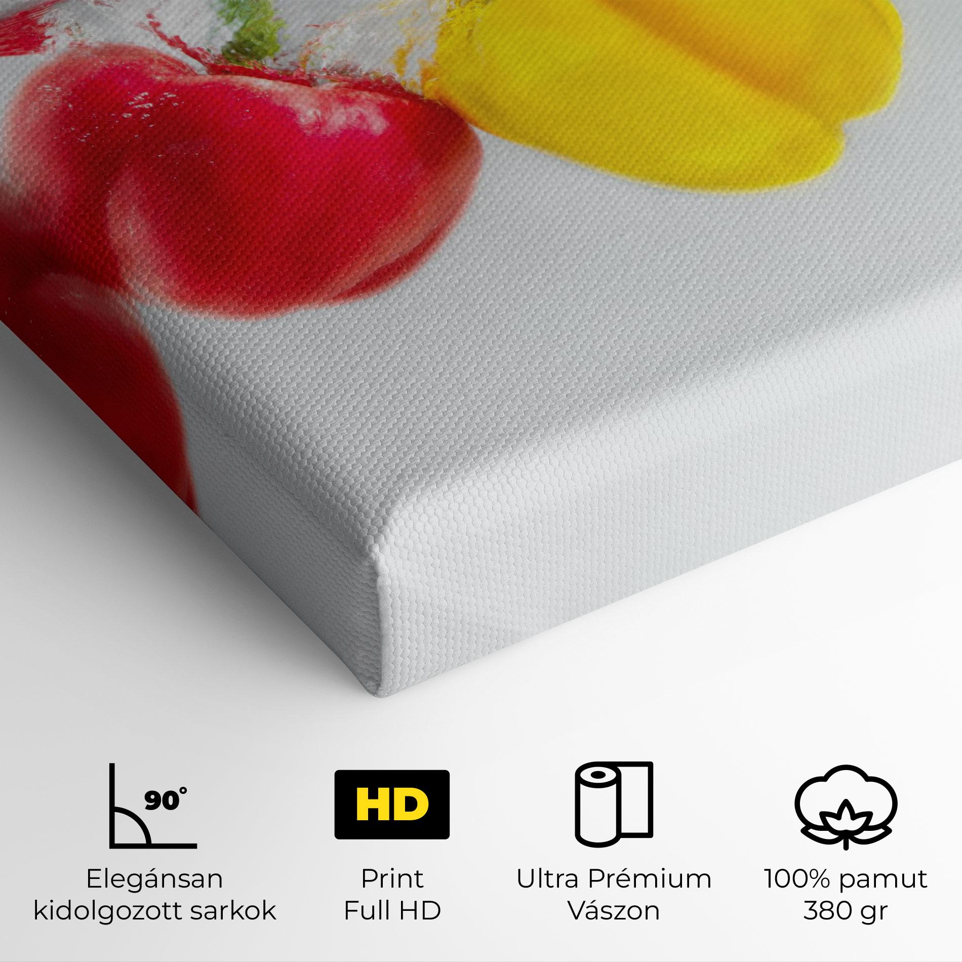 Vászonkép Colorful Bellpepper mockup 4