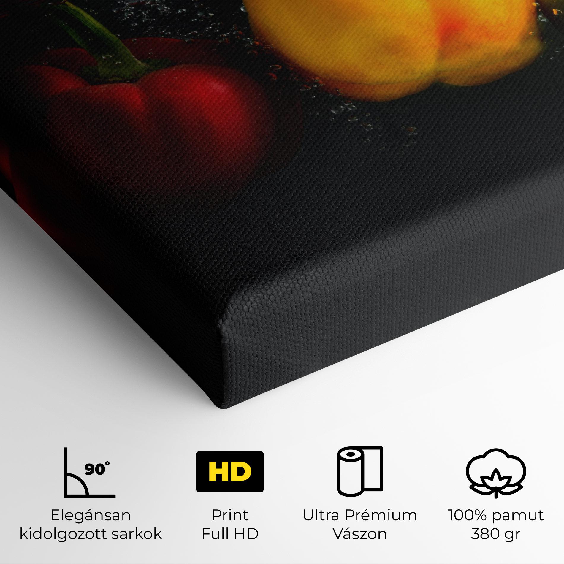 Vászonkép Cool Bellpepper Splash mockup 4