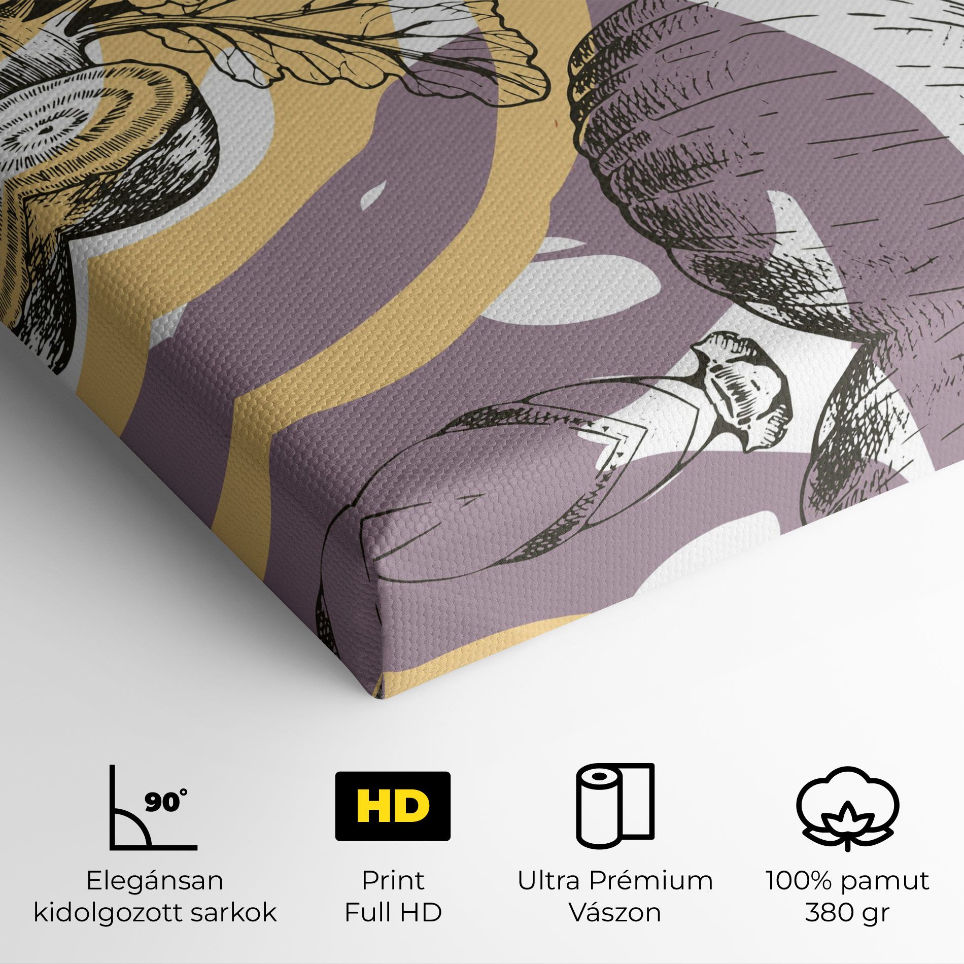 Cream Vegetables Art mockup 4