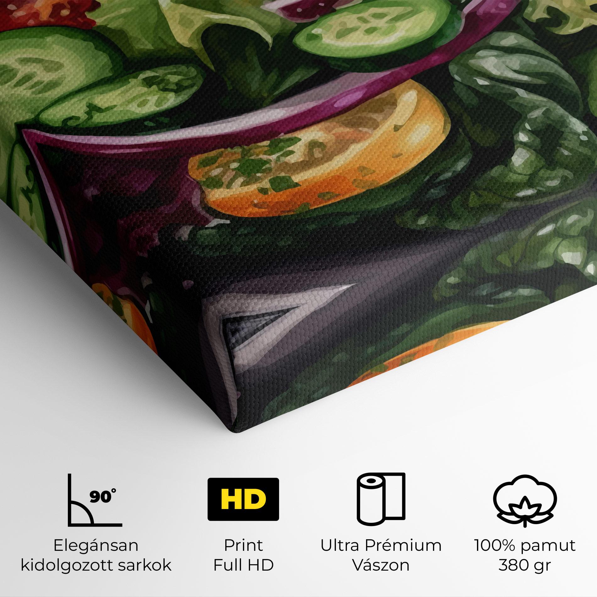 Vászonkép Cucumber Salad mockup 4