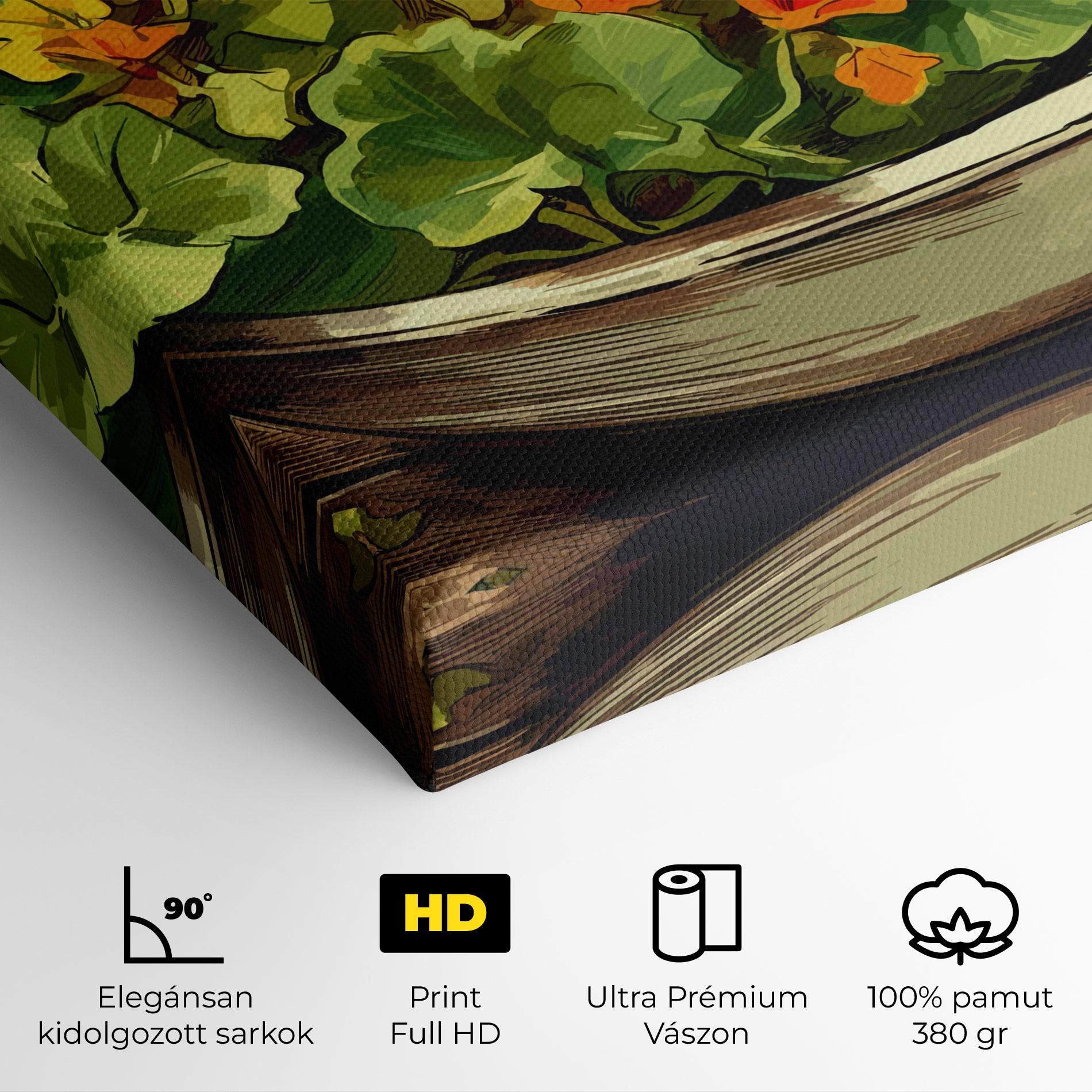 Vászonkép Flower Food mockup 4