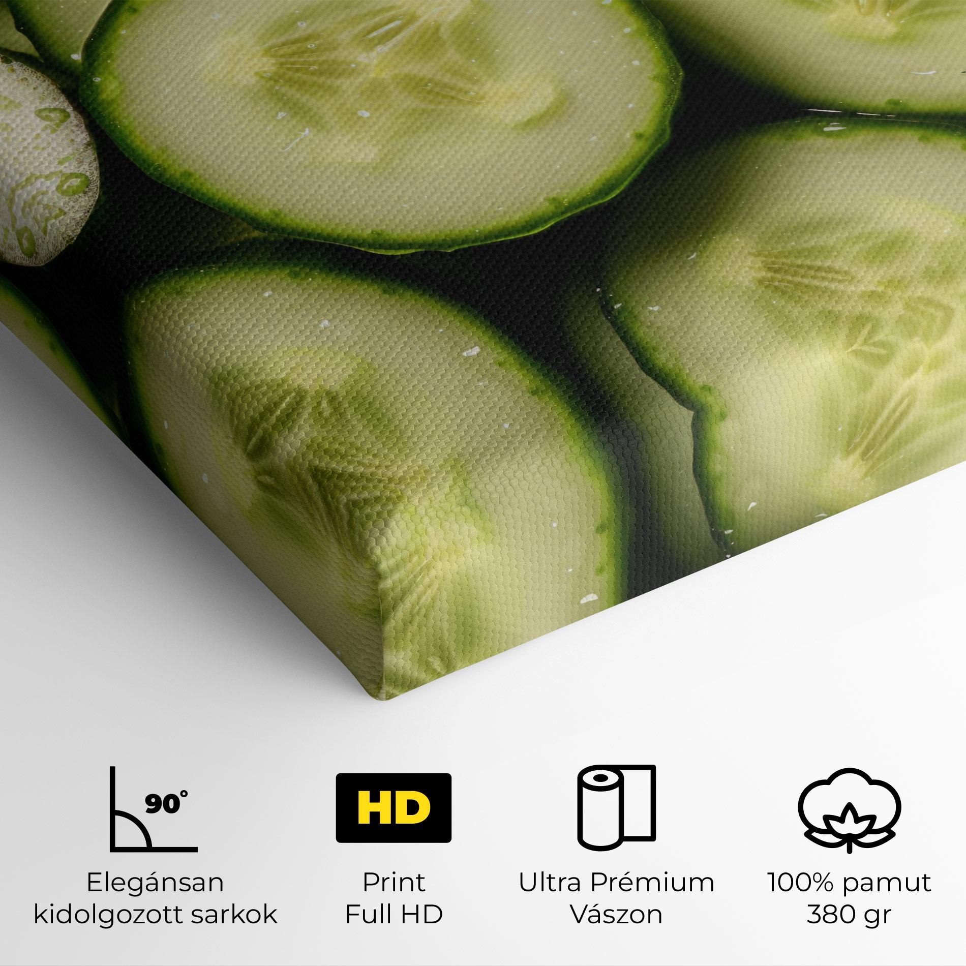 Vászonkép Fresh Cucumber mockup 4