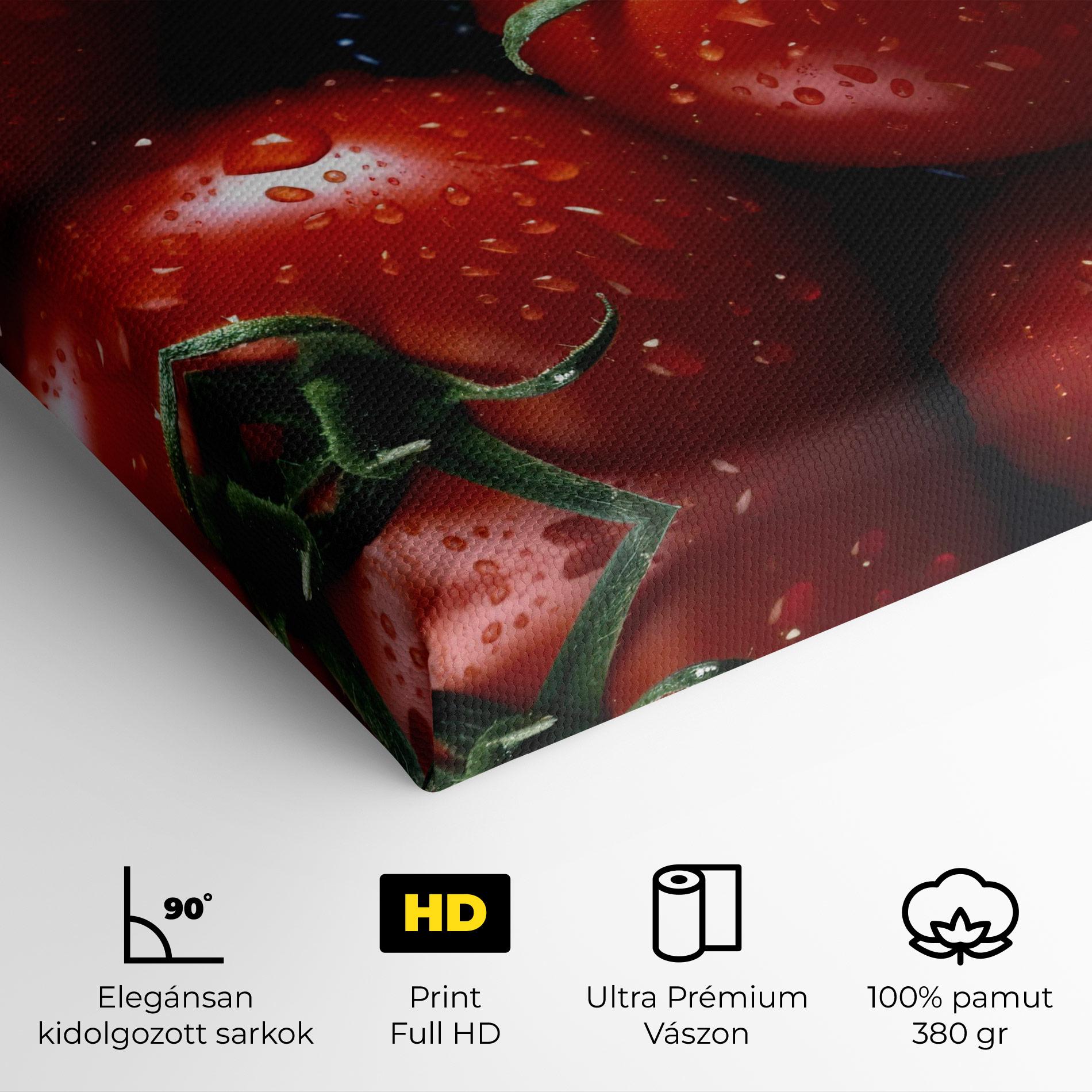 Vászonkép Red Wet Tomato mockup 4