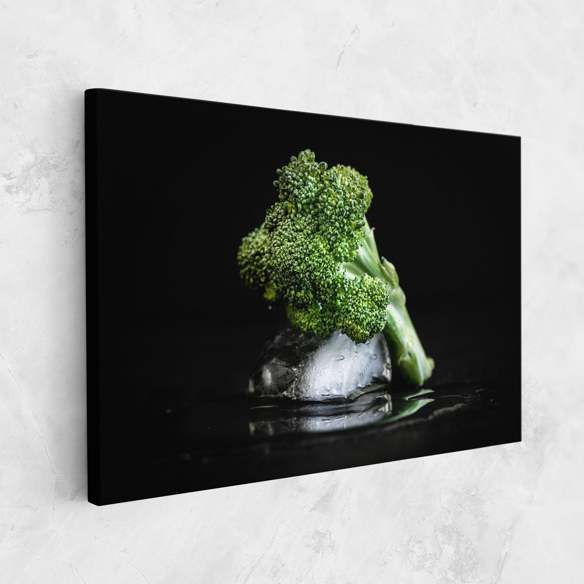Vászonkép Broccoli Water mockup 1