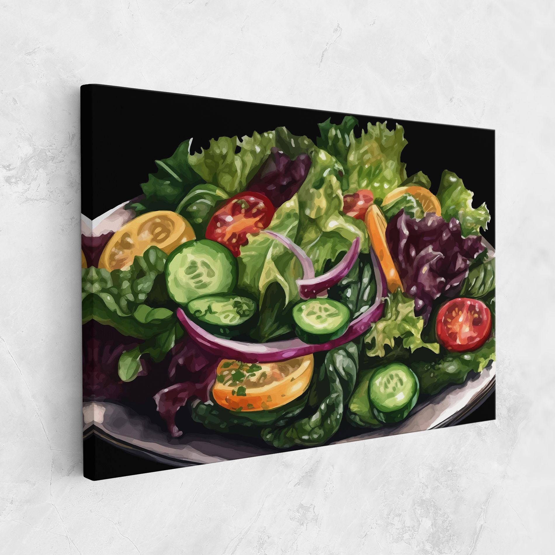 Vászonkép Cucumber Salad mockup 1