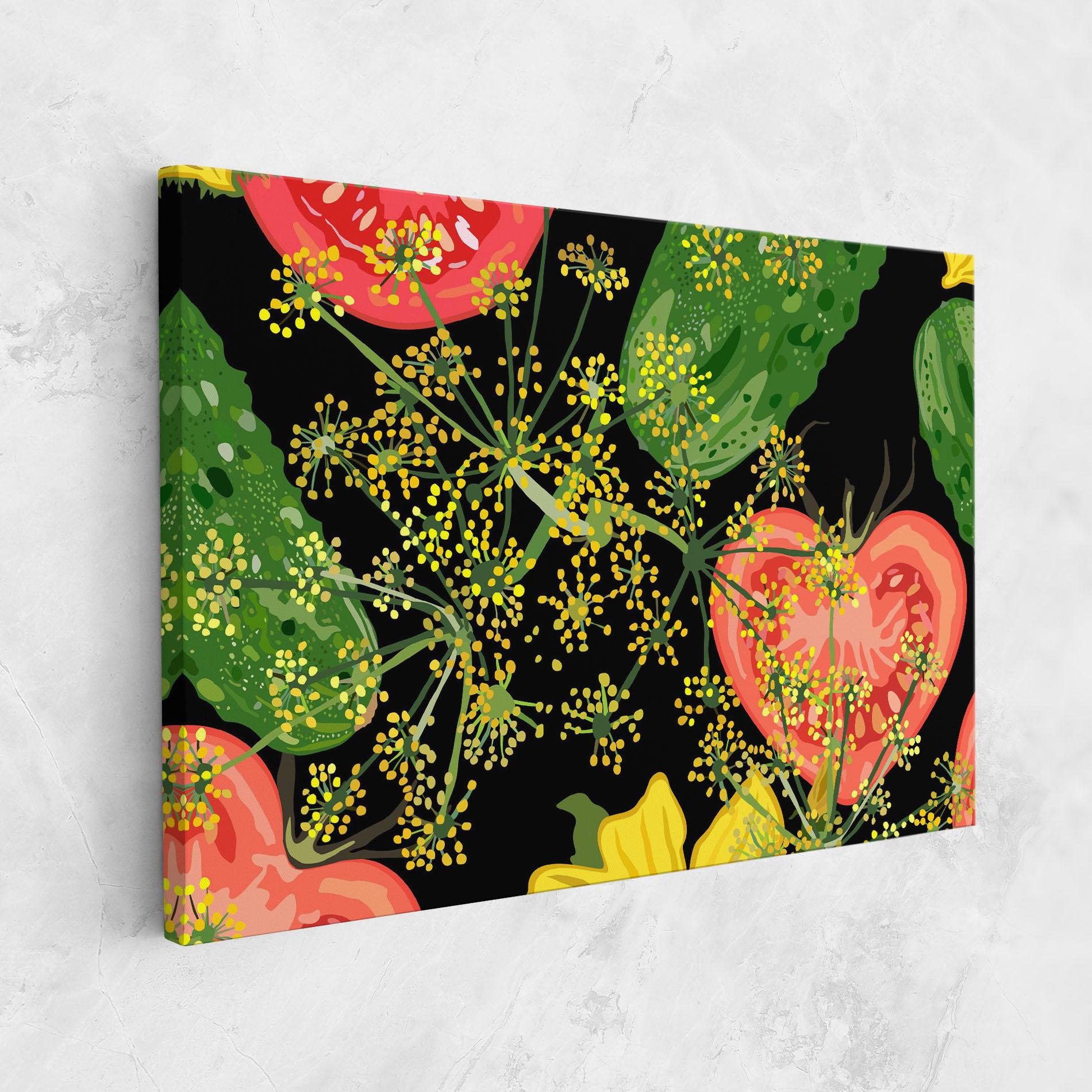 Vászonkép Heart Tomato mockup 1