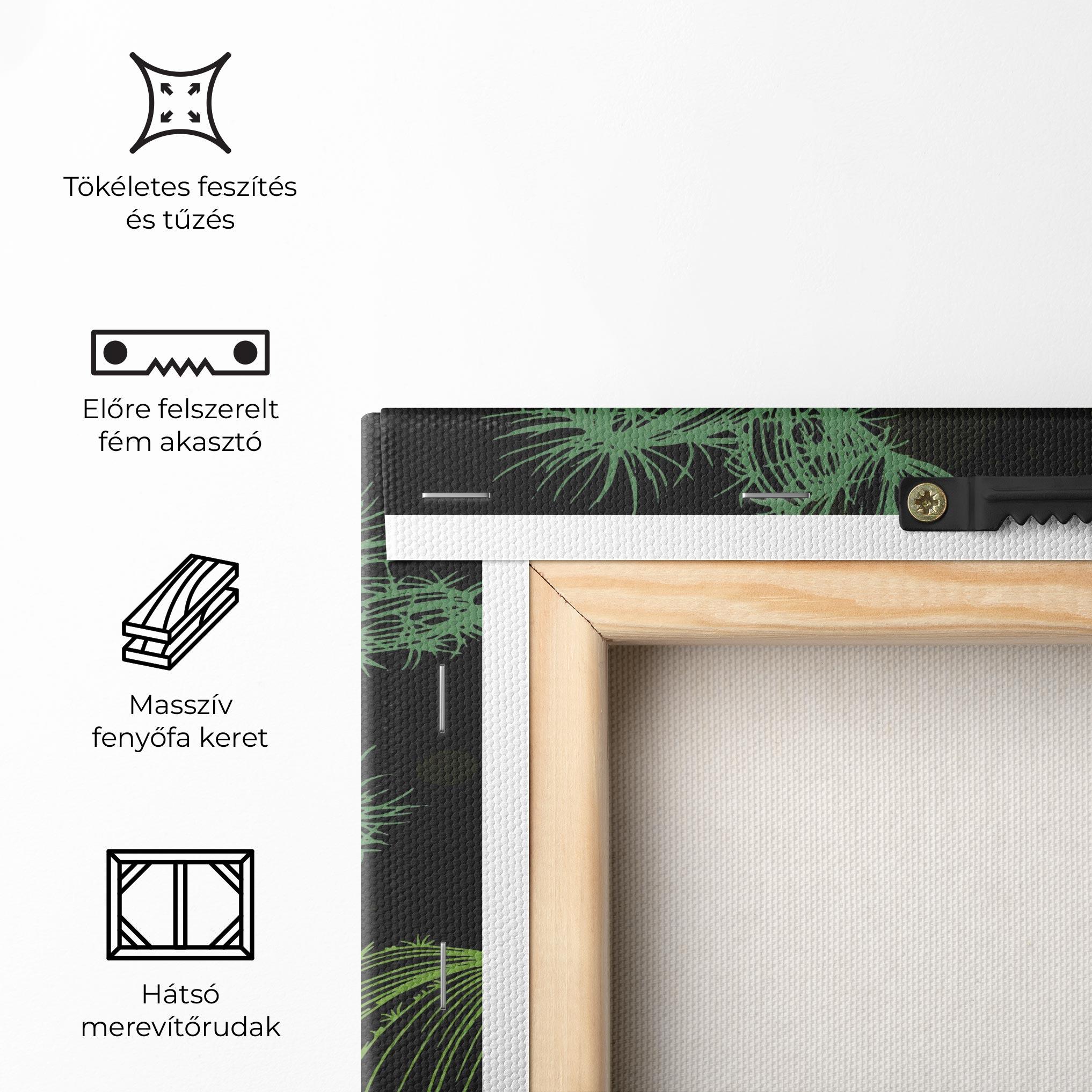 Vászonkép Cactus Art mockup 5