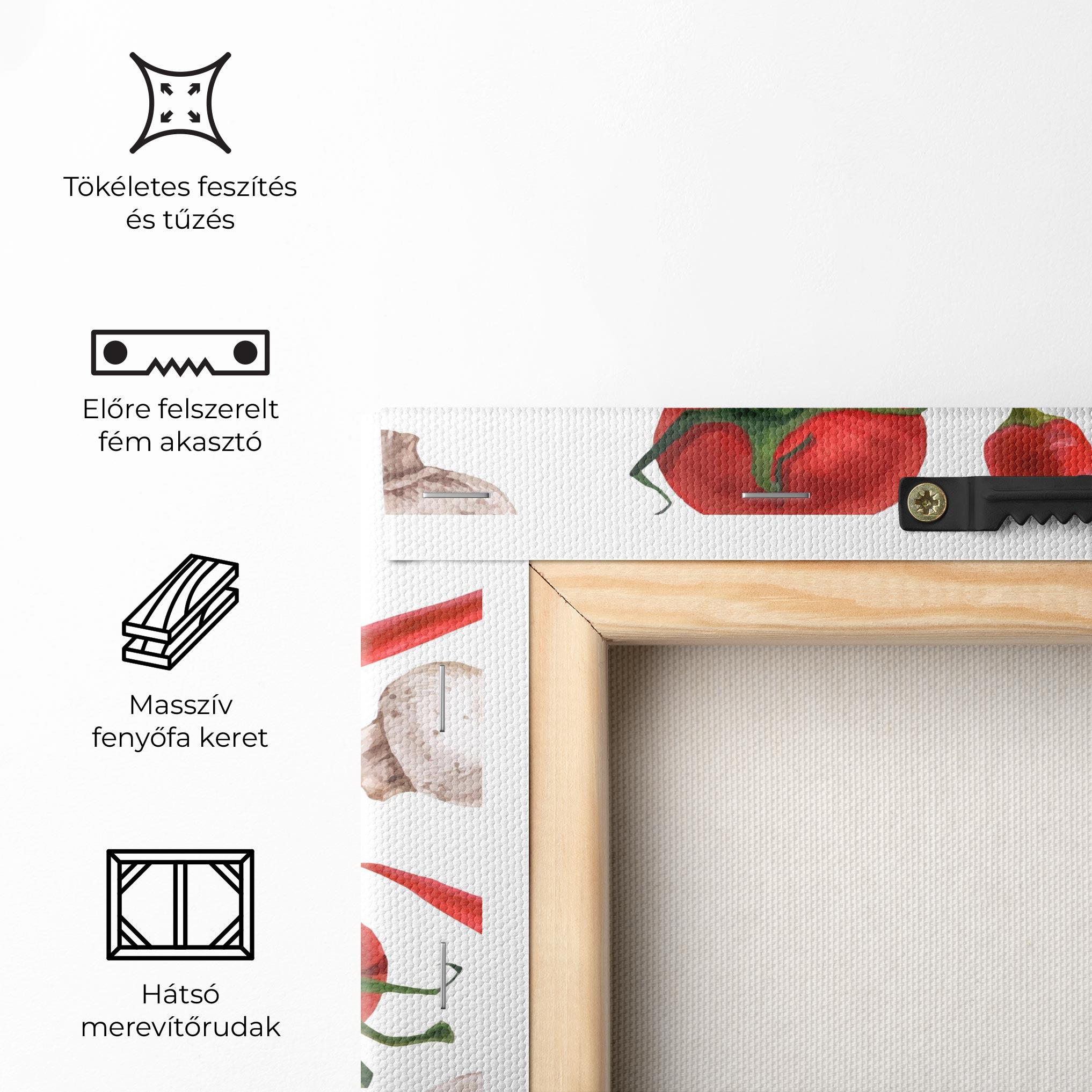 Vászonkép Floating Tomato mockup 5