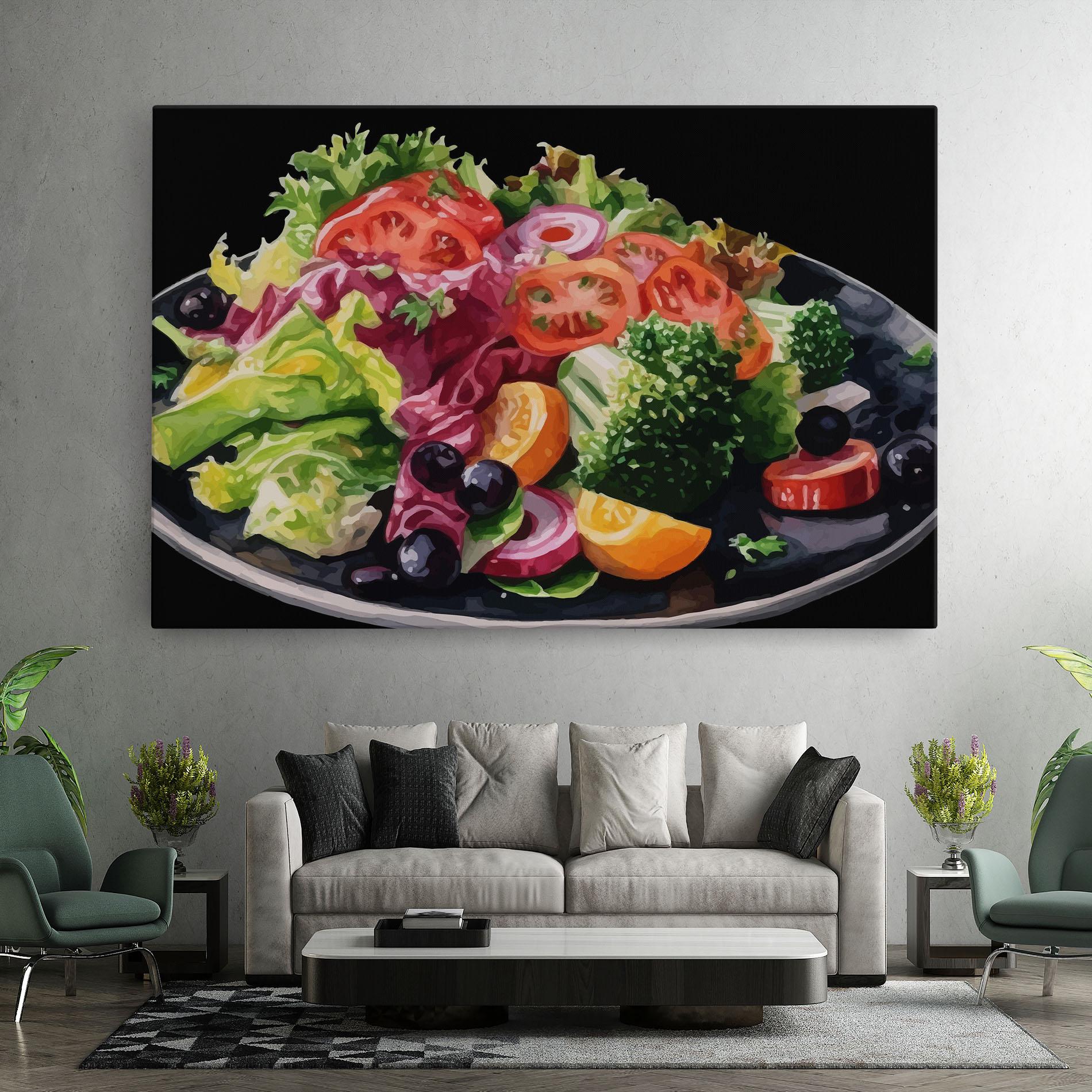 Vászonkép Healthy Tomato Food mockup 7