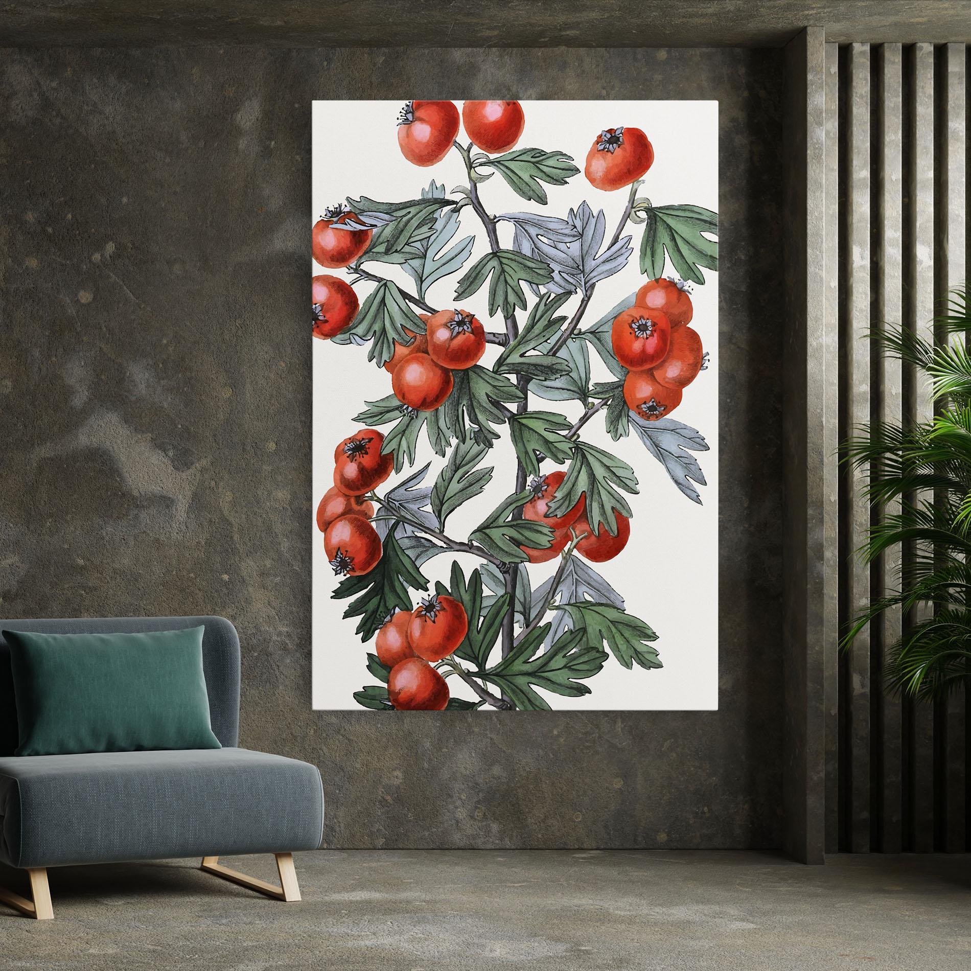 Vászonkép Cherry Drawing mockup 7