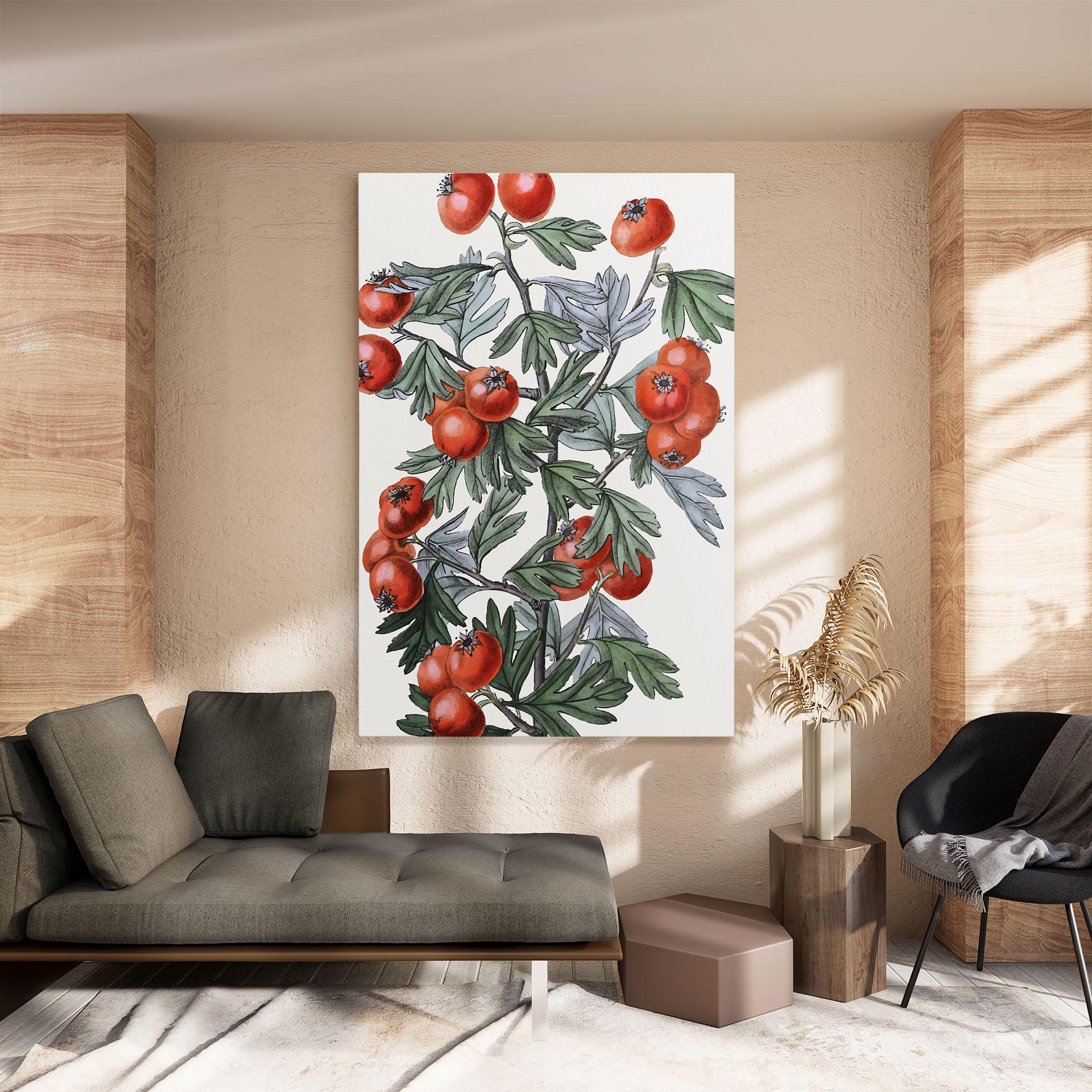 Vászonkép Cherry Drawing mockup 8