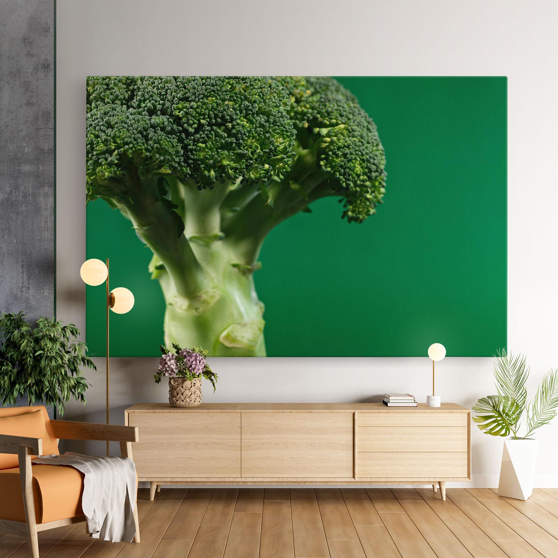 Vászonkép Broccoli mockup 9