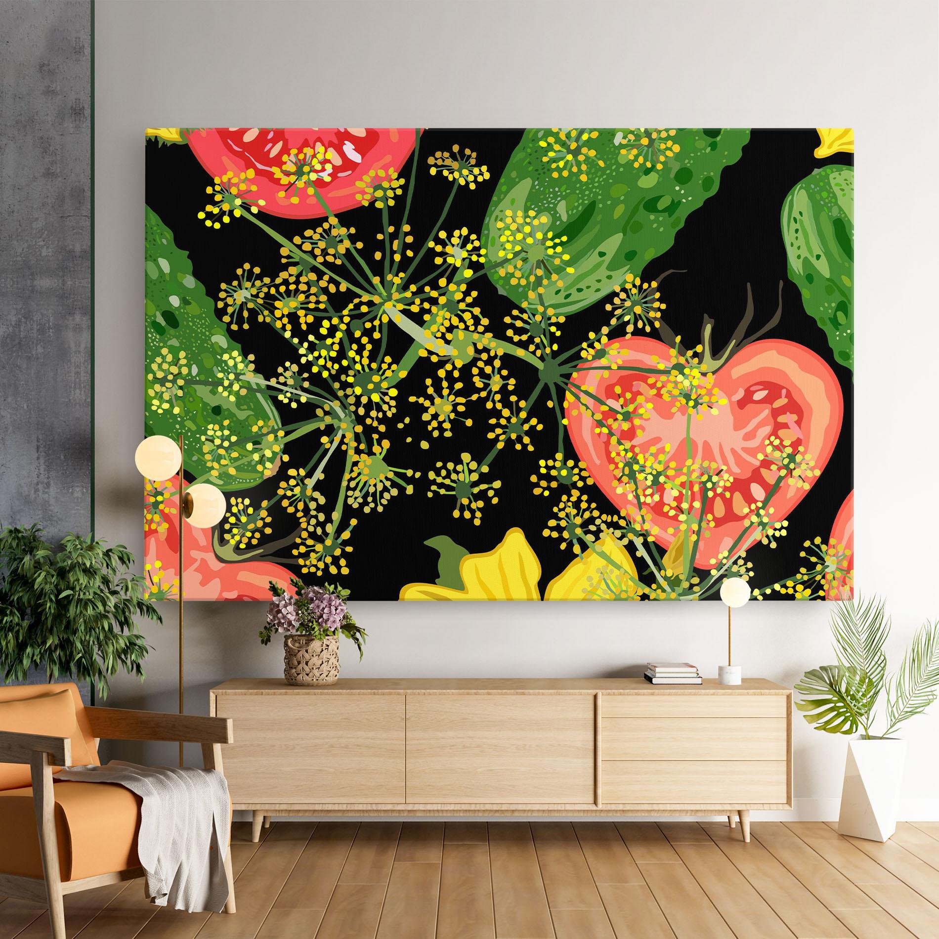 Vászonkép Heart Tomato mockup 9