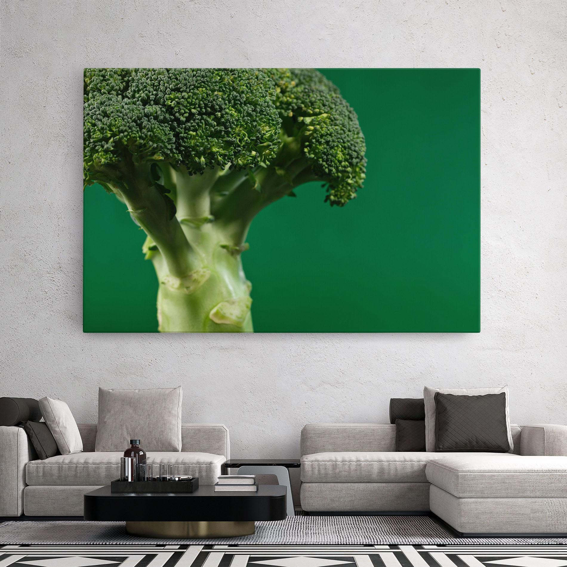 Vászonkép Broccoli mockup 2