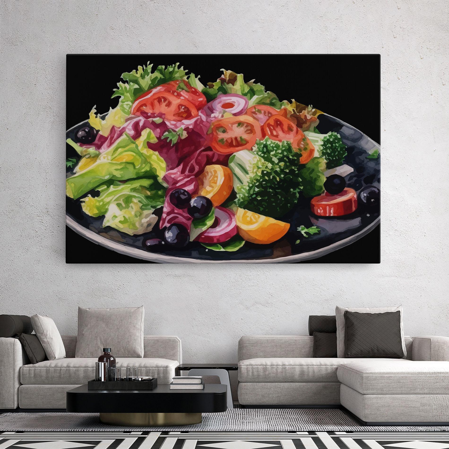 Vászonkép Healthy Tomato Food mockup 2