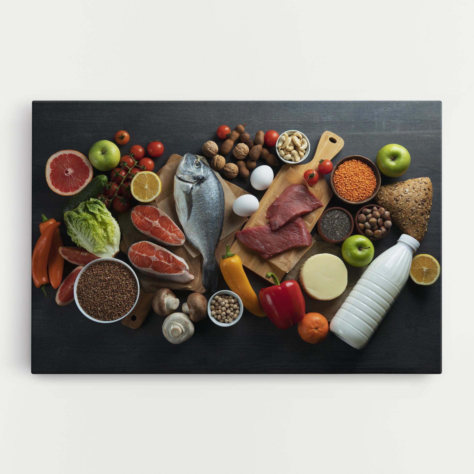 Vászonkép Food Ingredients mockup 0