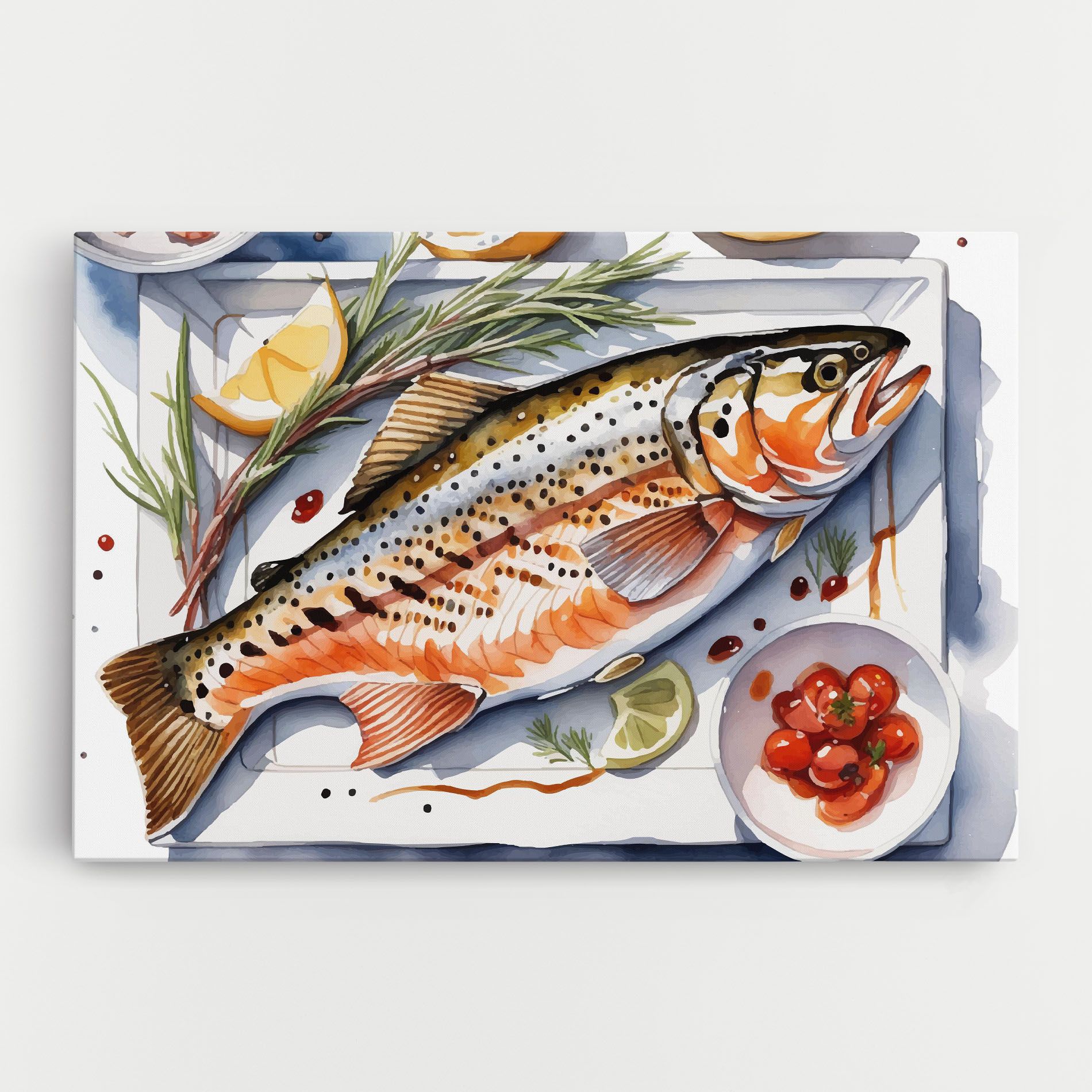Grilled Trout mockup 0