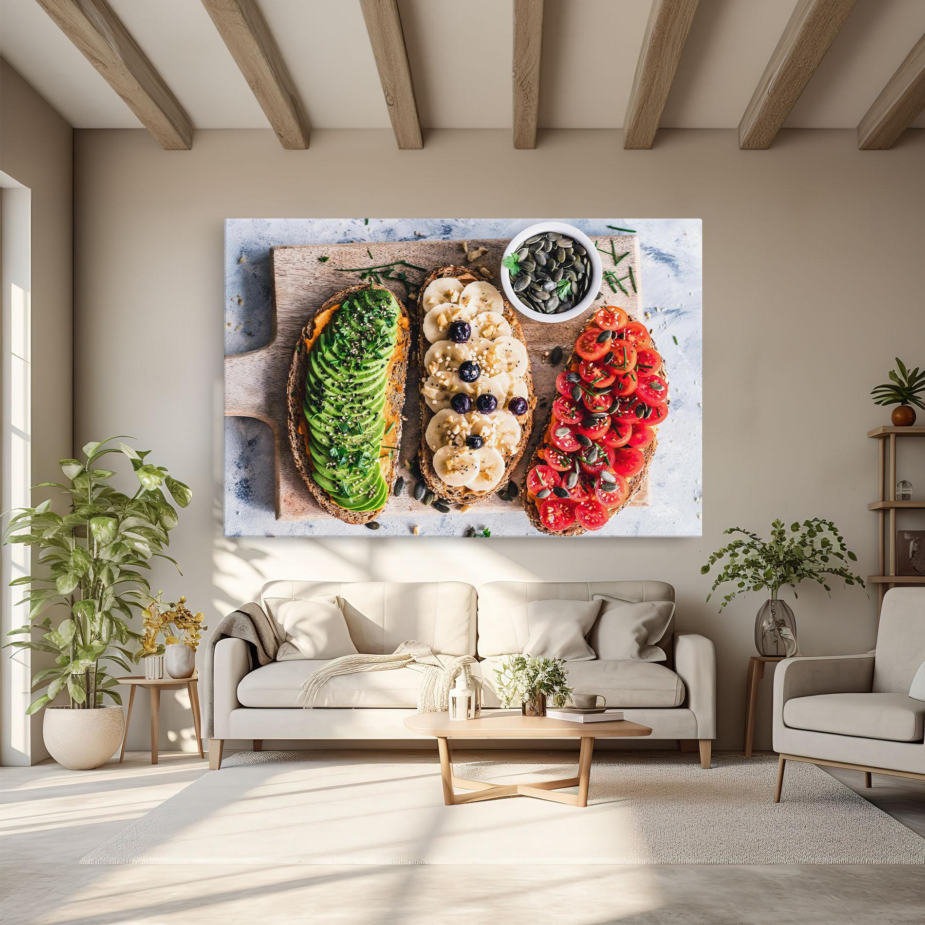 Vászonkép Breakfast mockup 6