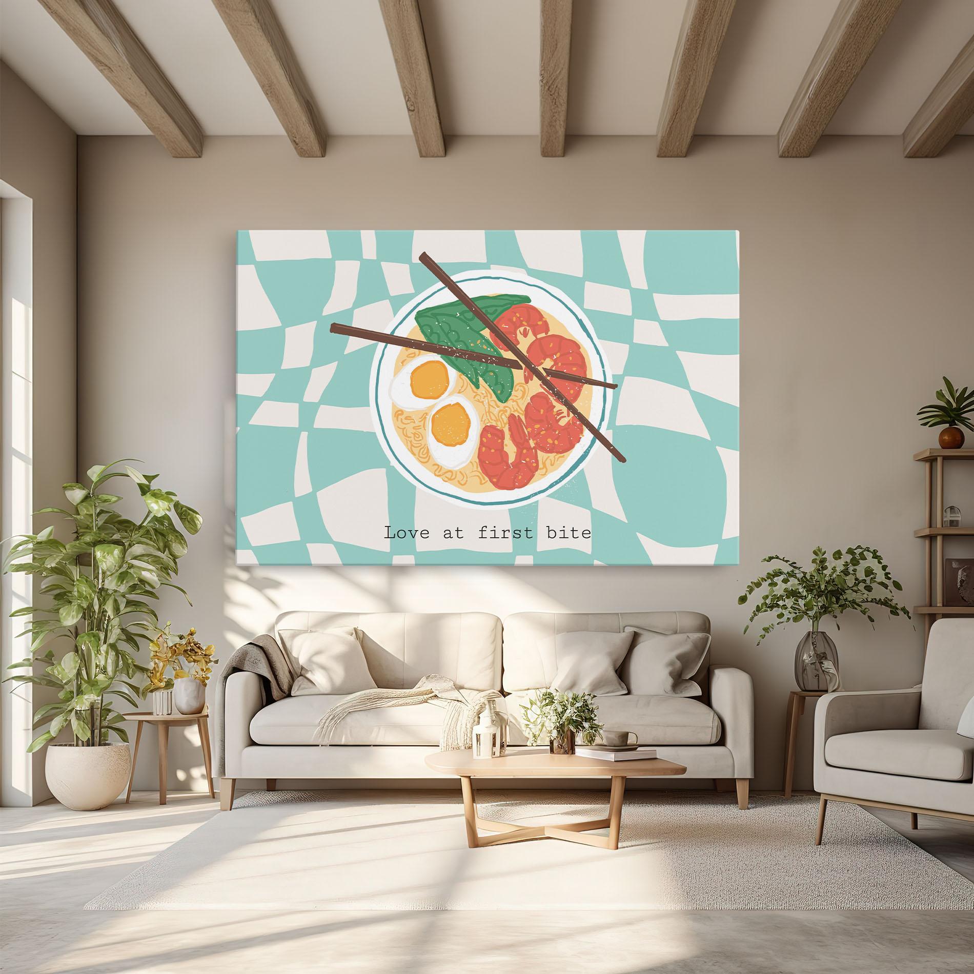 Vászonkép Food Love mockup 6