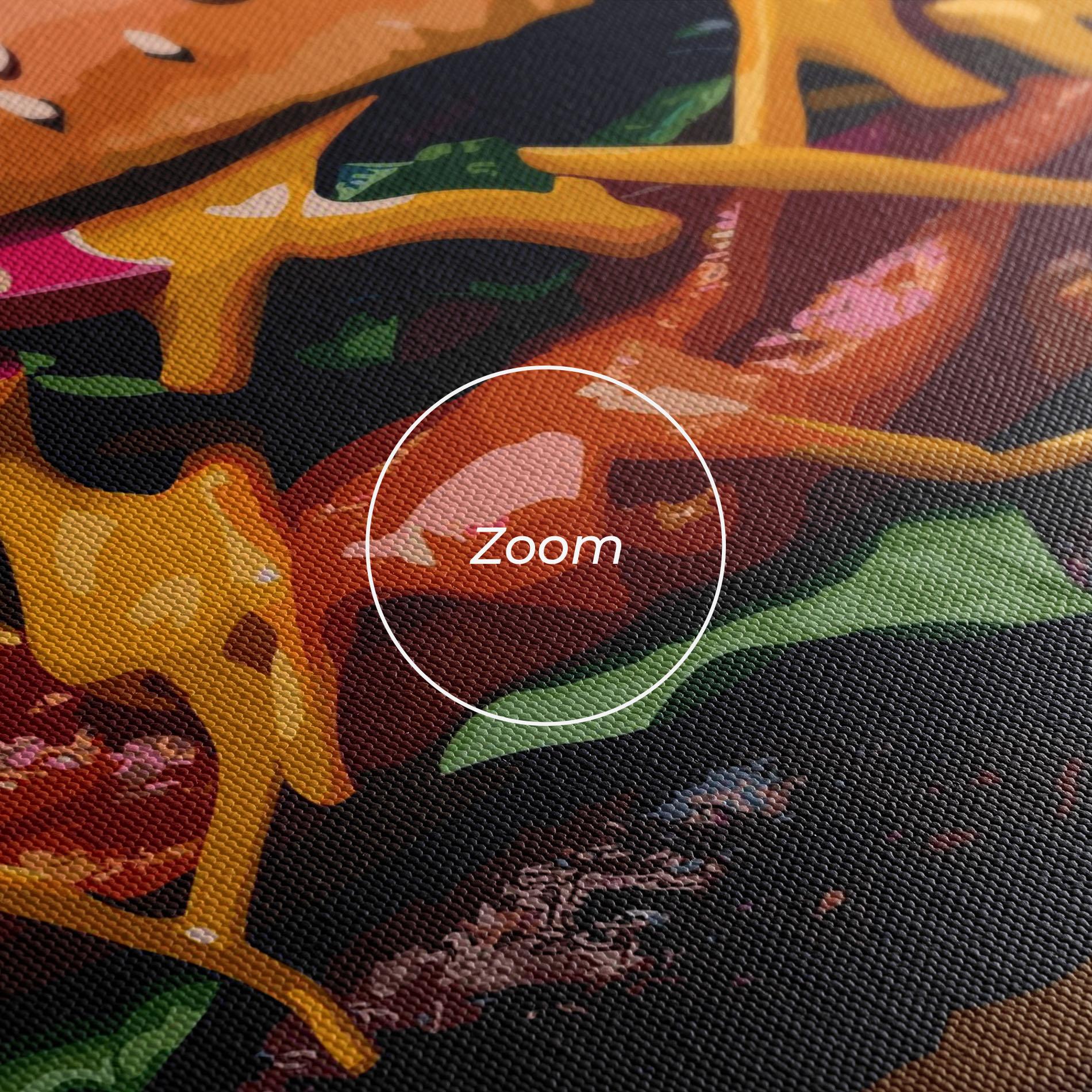 Vászonkép Burger Mustard mockup 3