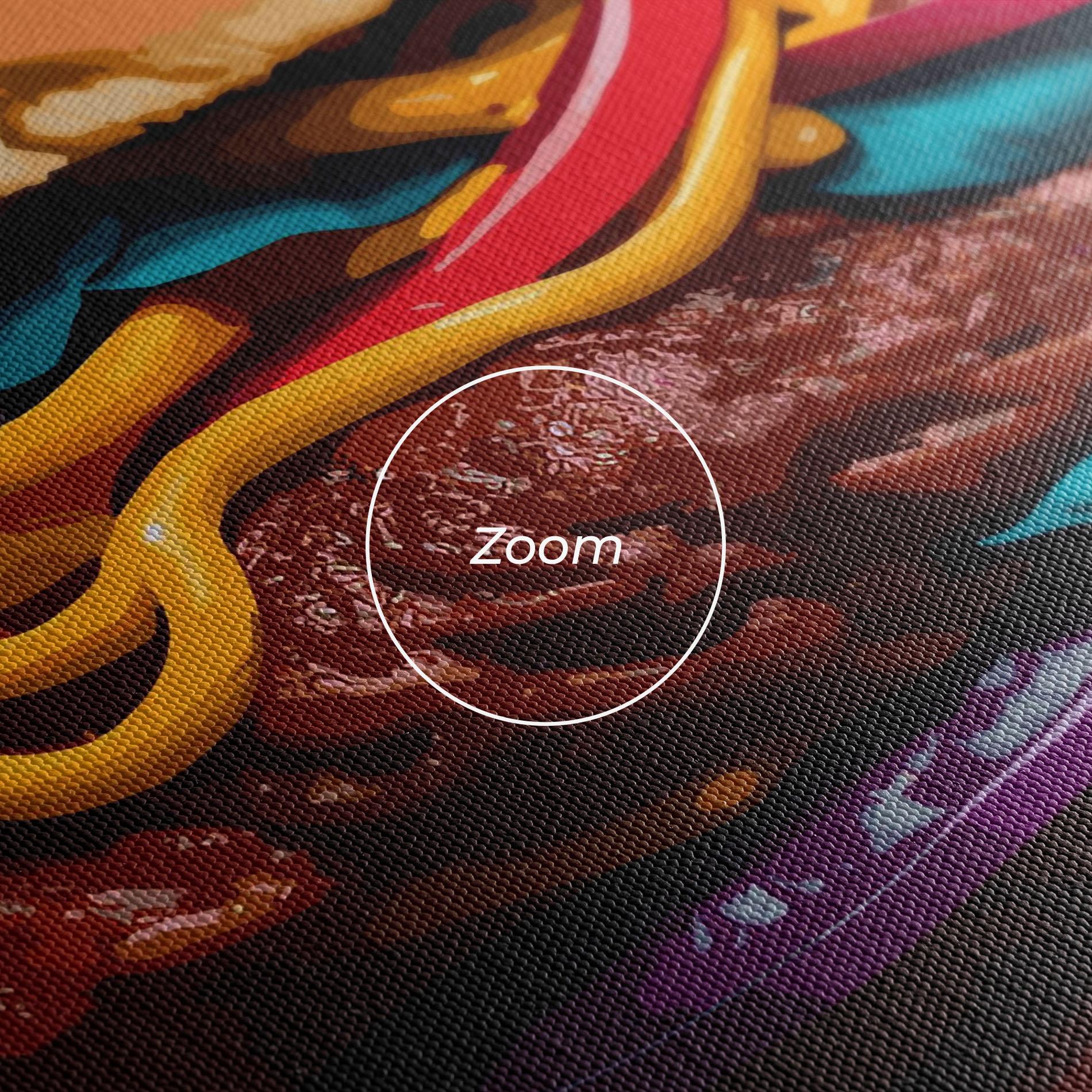 Vászonkép Crazy Burger mockup 3