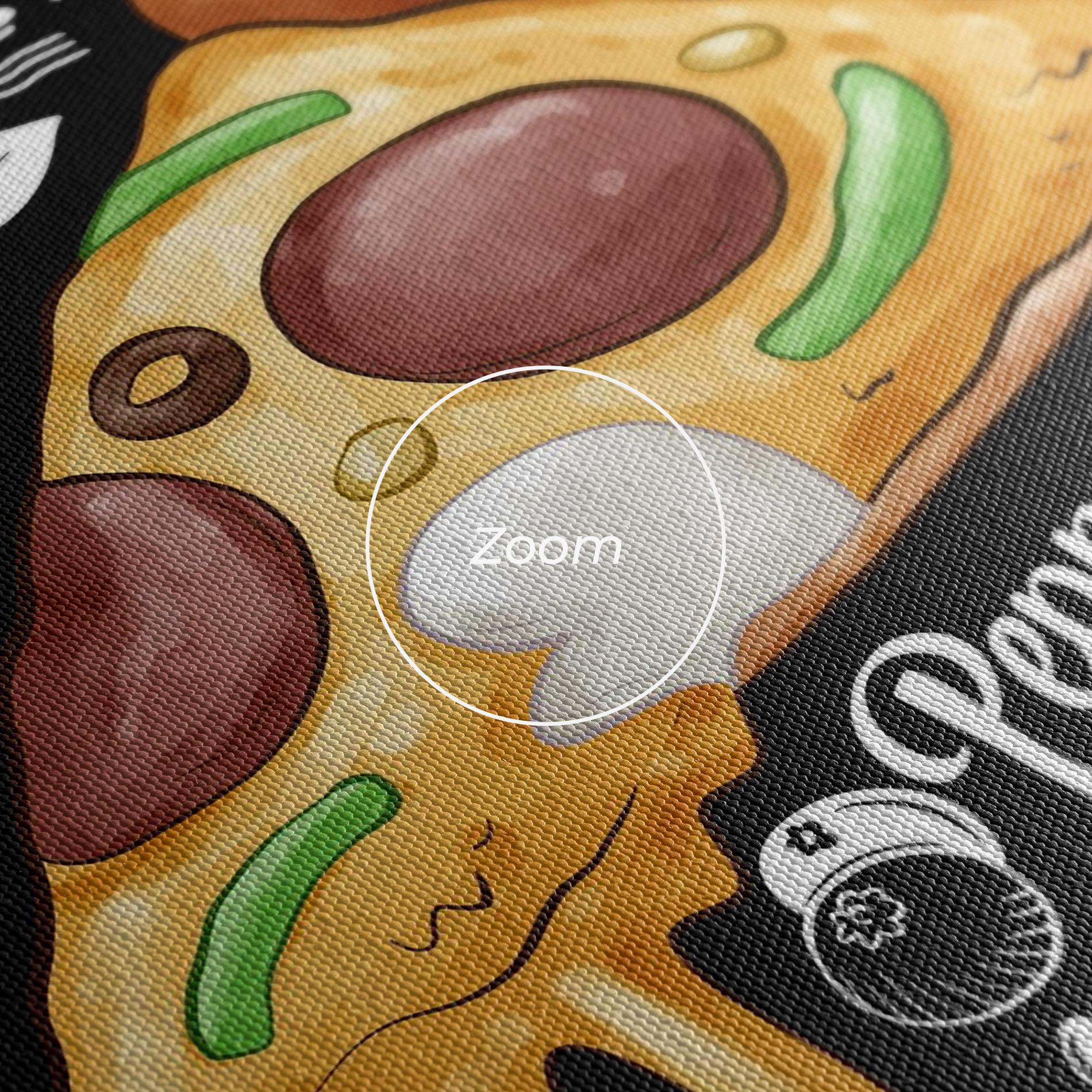 Vászonkép Enjoy Pizza mockup 3