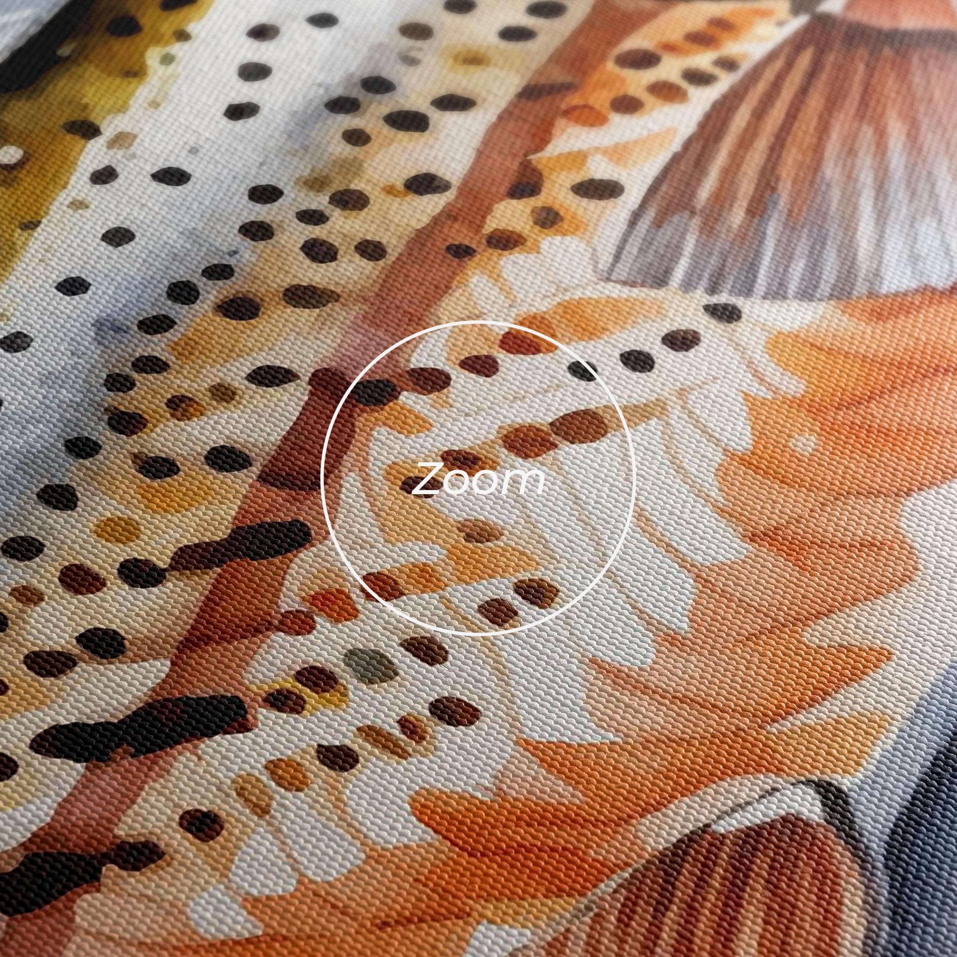 Vászonkép Grilled Trout mockup 3