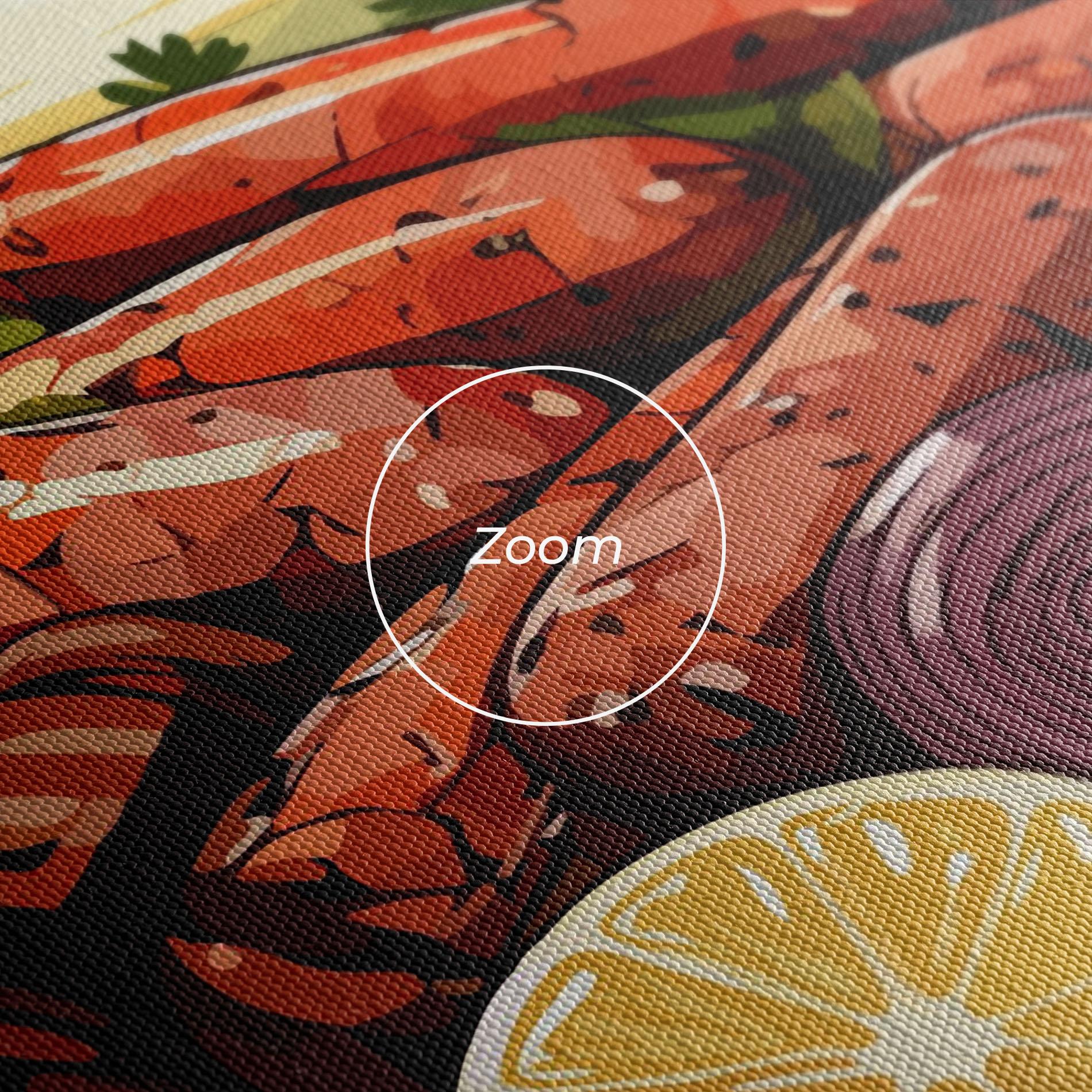 Vászonkép Sunset Sousages mockup 3