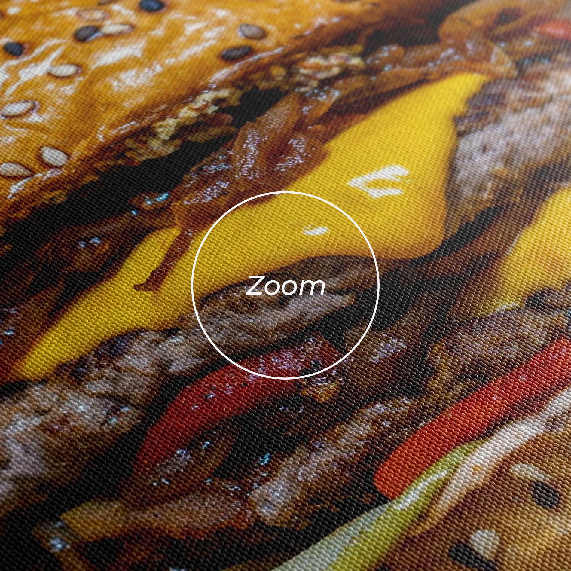 Vászonkép Tasty Hamburger mockup 3