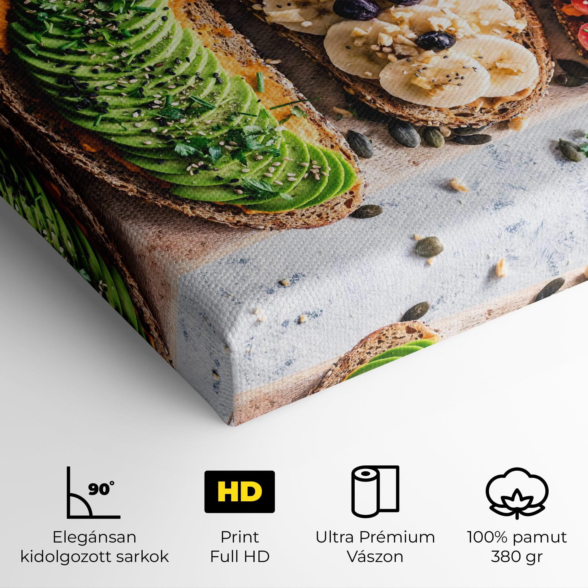 Vászonkép Breakfast mockup 4