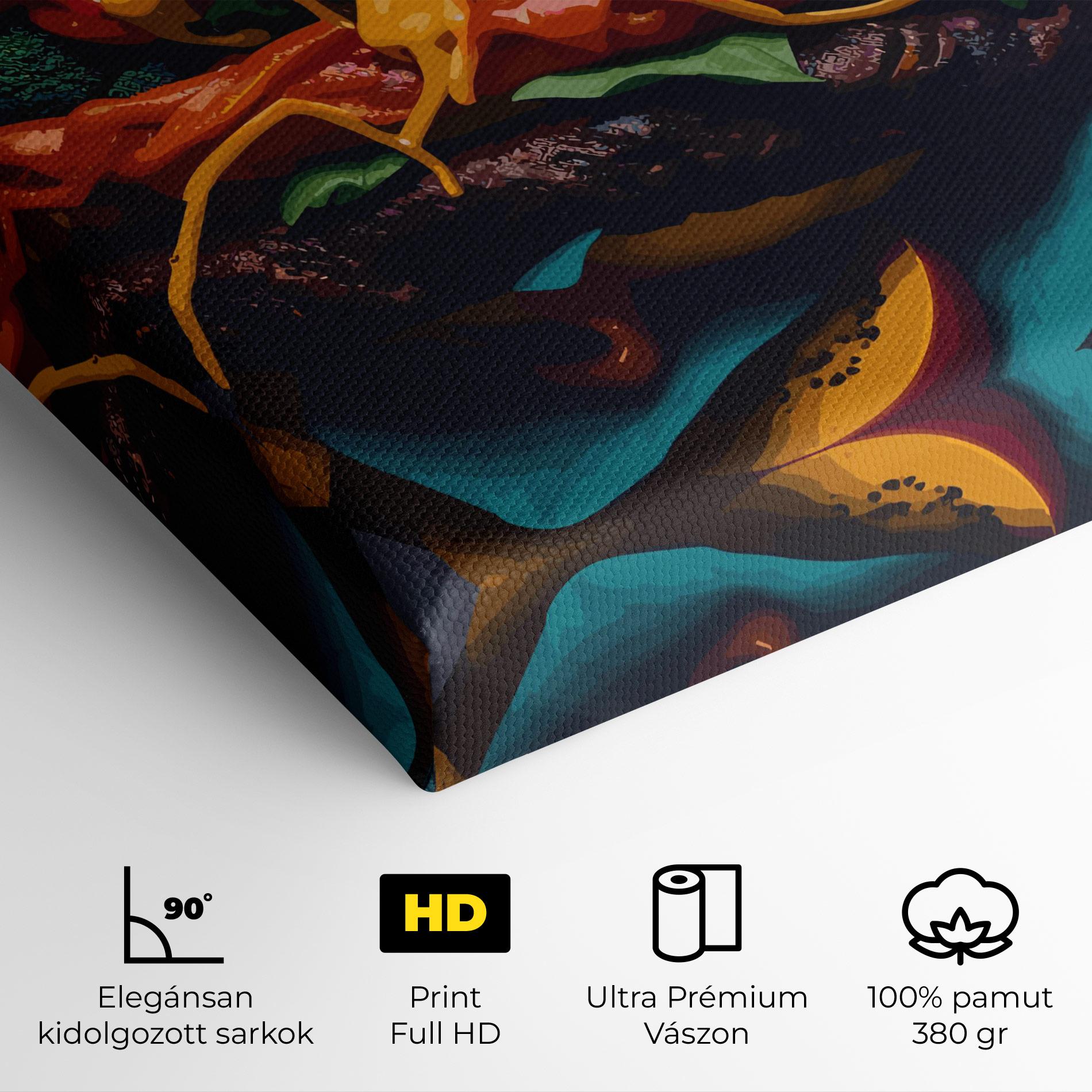 Vászonkép Burger Mustard mockup 4