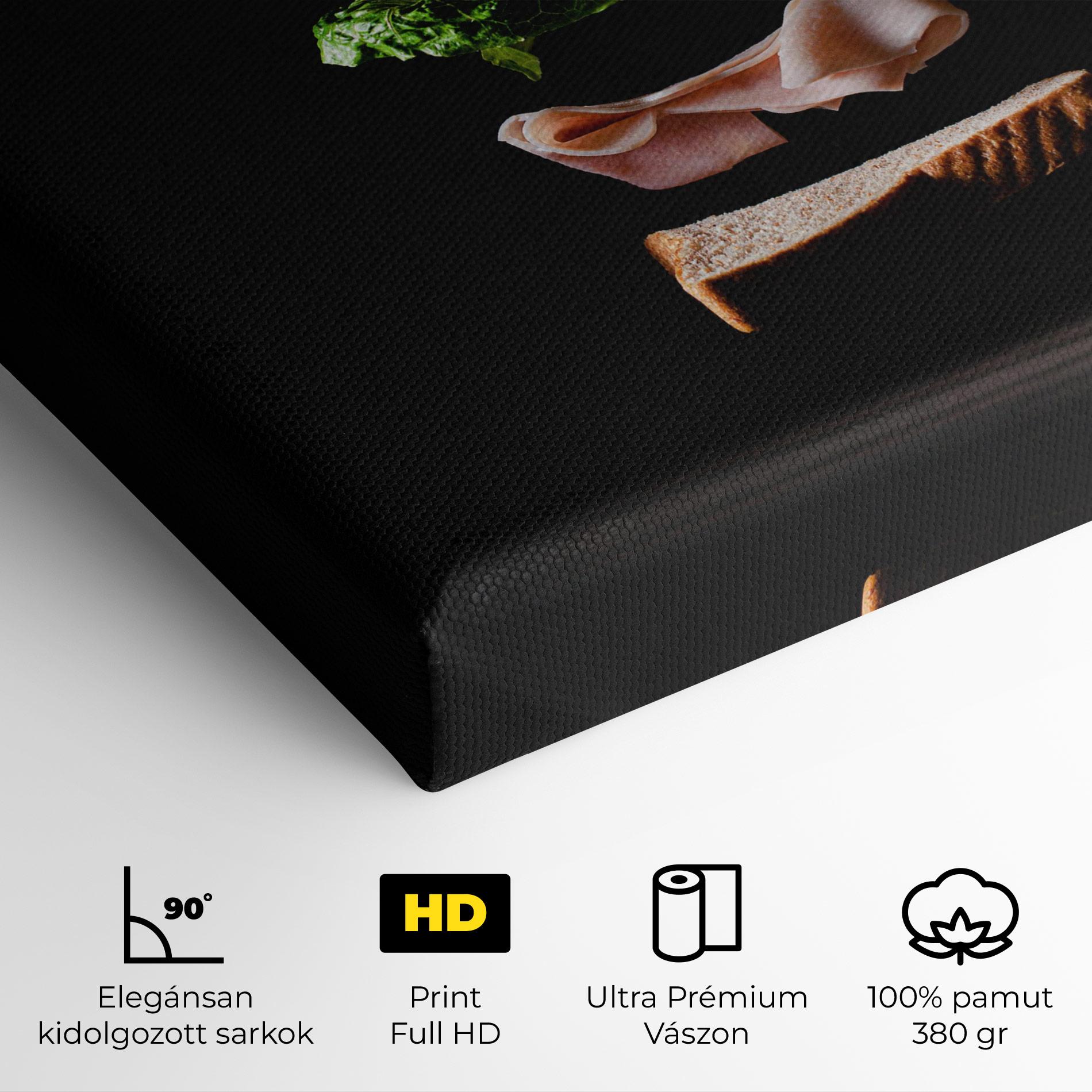 Vászonkép Floating Sandwich mockup 4