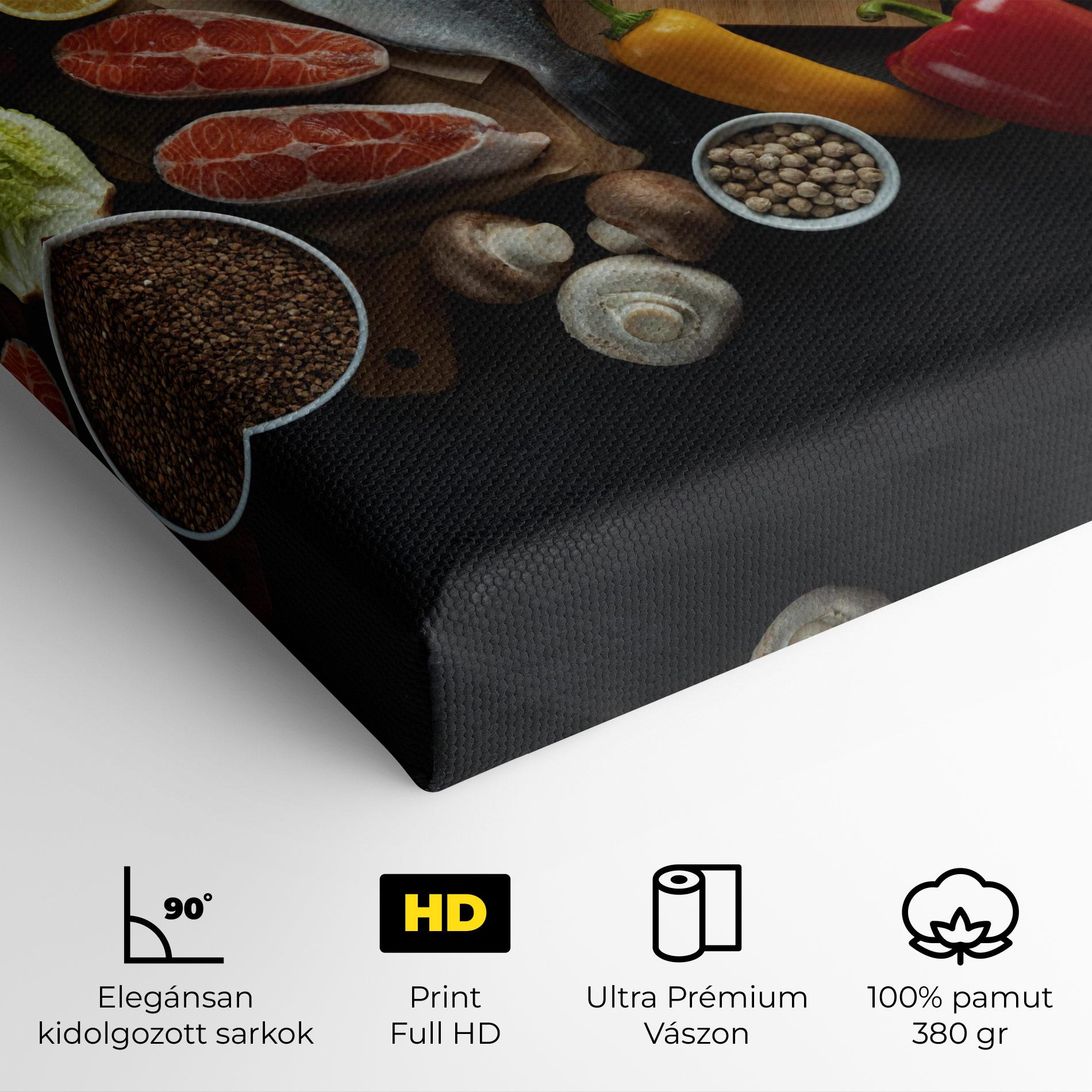 Vászonkép Food Ingredients mockup 4