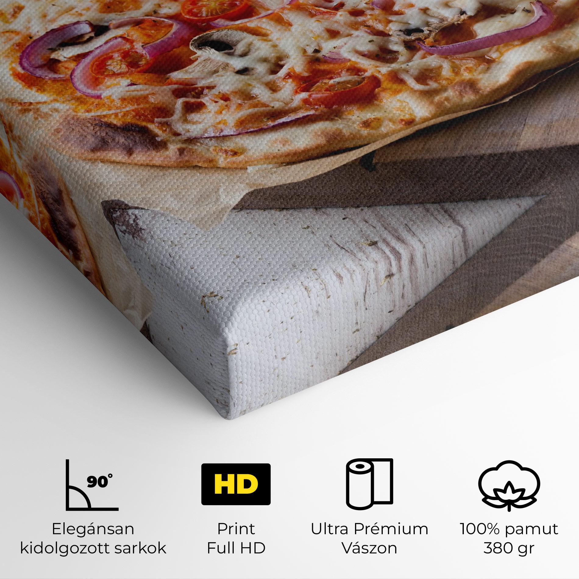 Vászonkép Pizza mockup 4