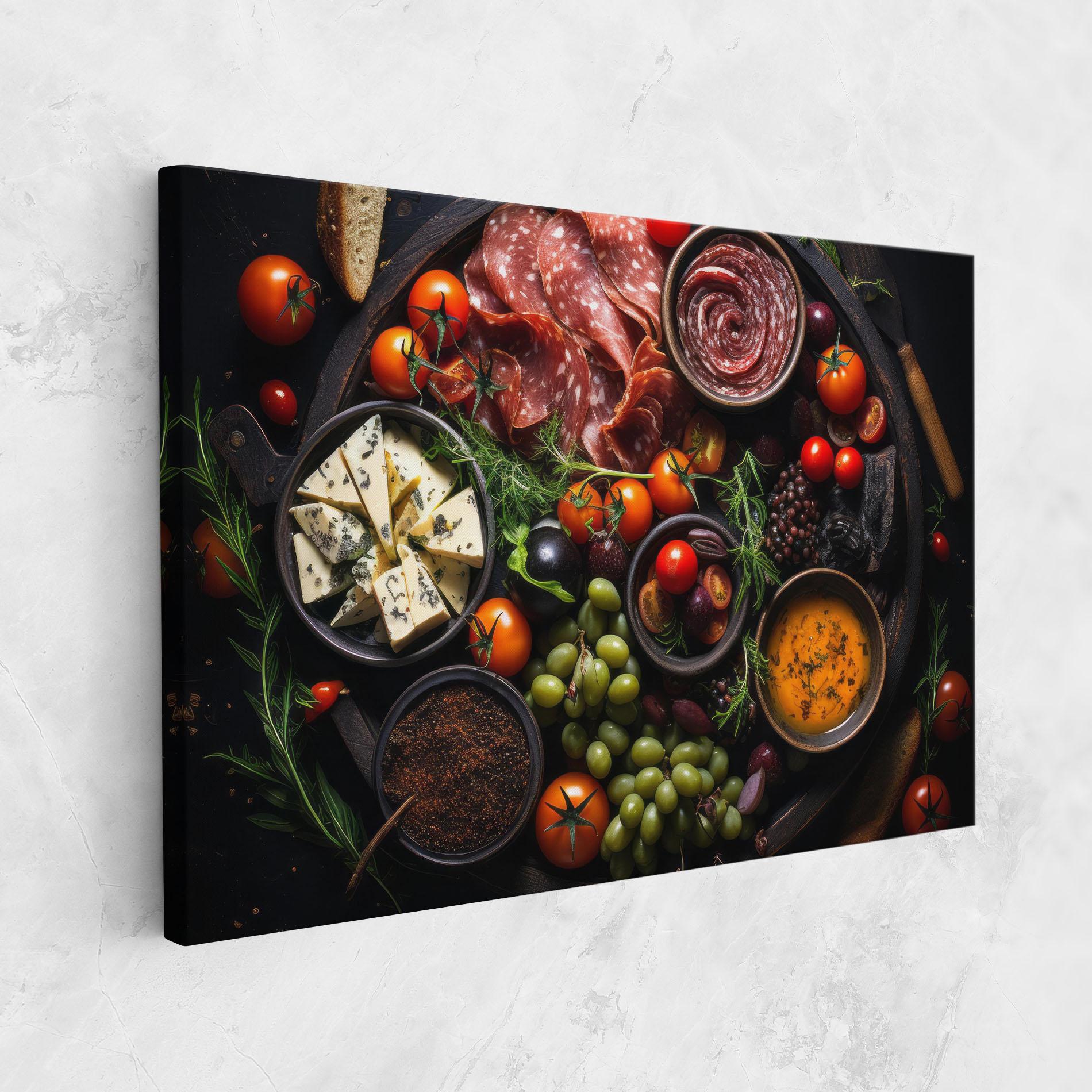 Vászonkép Meats Assortment mockup 1
