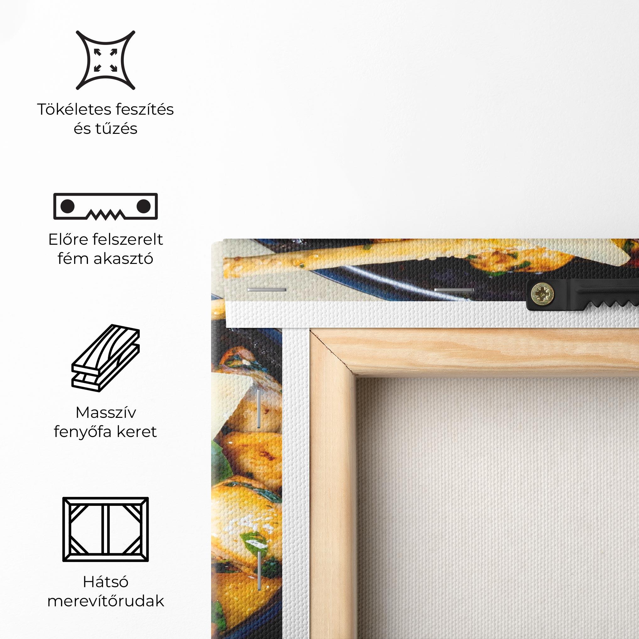 Vászonkép Chicken Food mockup 5