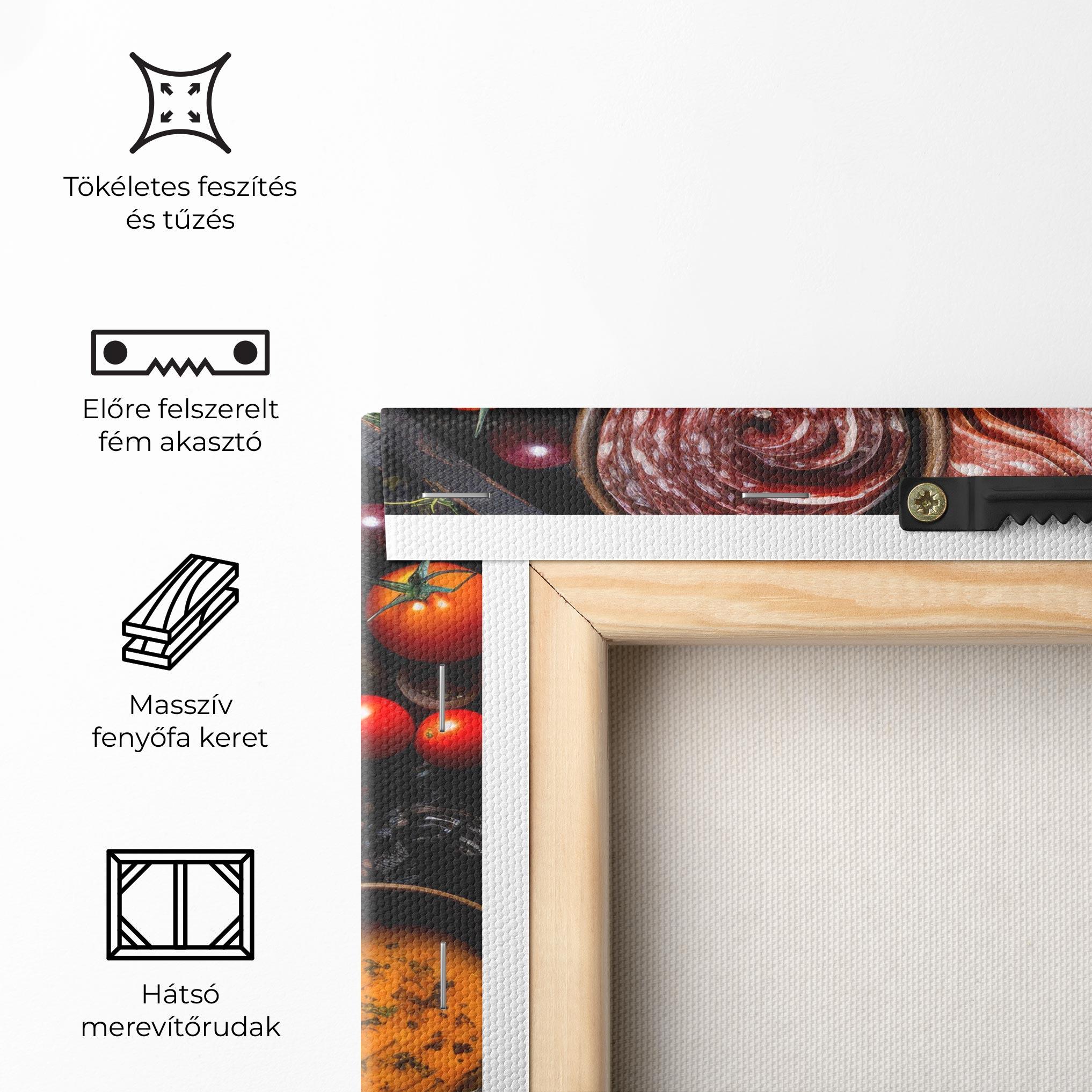 Vászonkép Meats Assortment mockup 5