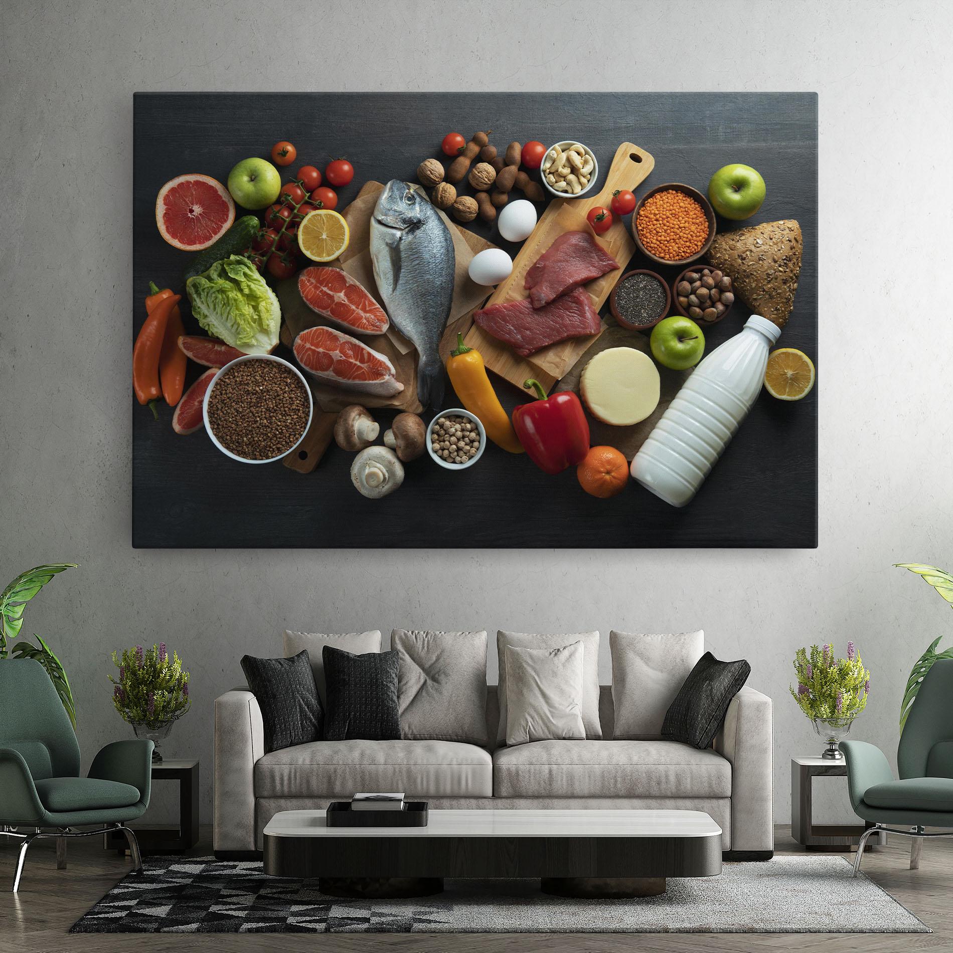 Vászonkép Food Ingredients mockup 7