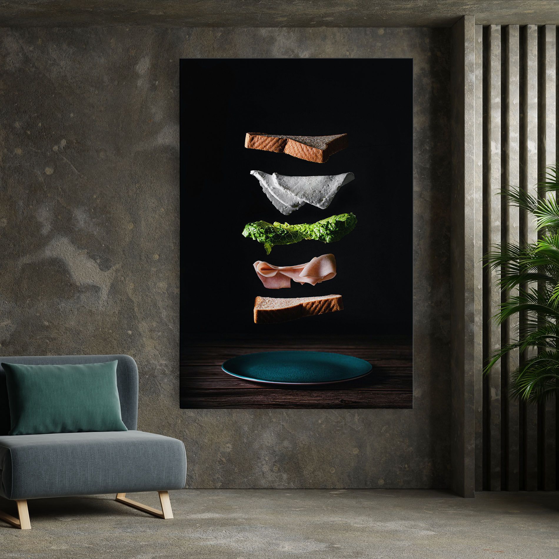 Floating Sandwich mockup 7