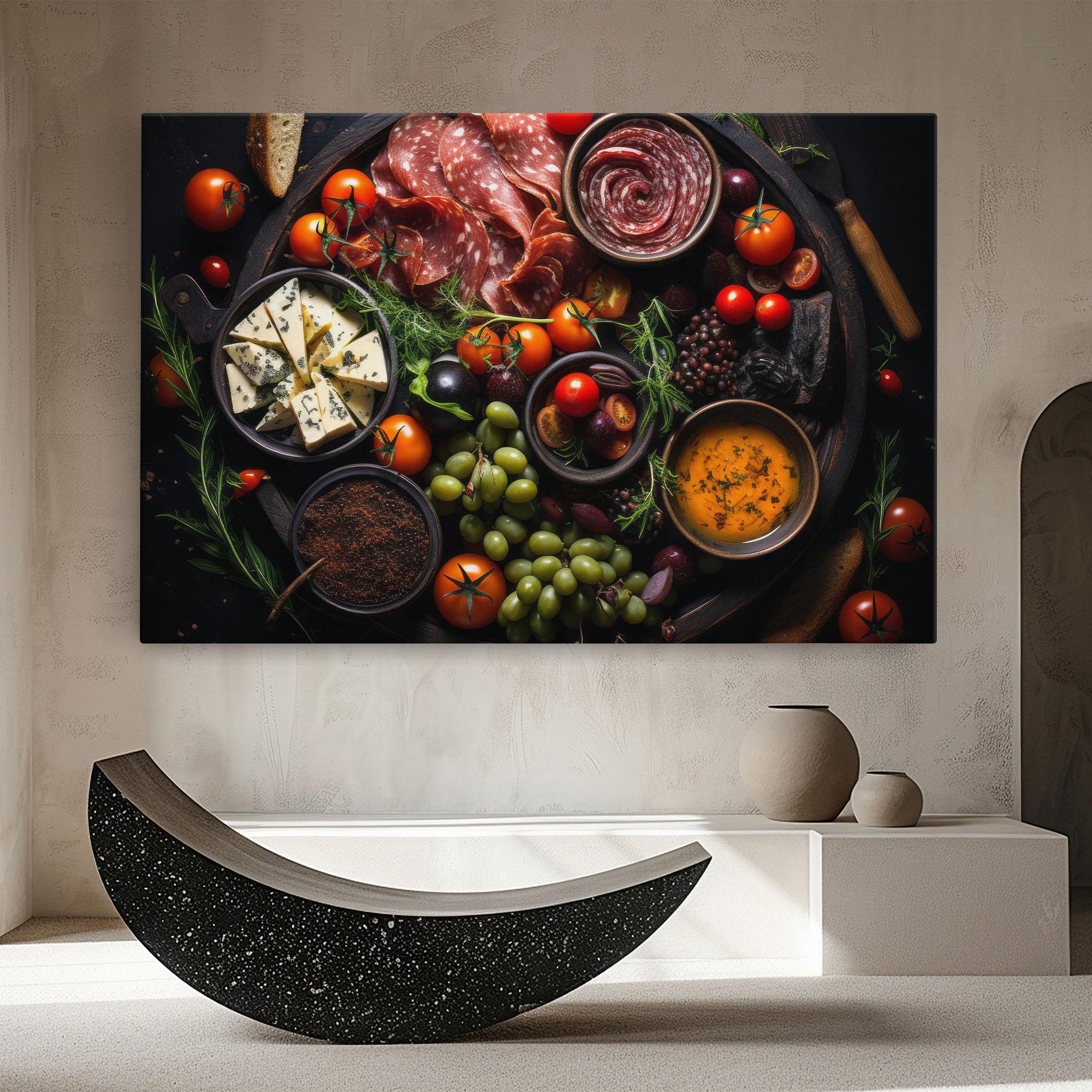 Vászonkép Meats Assortment mockup 8