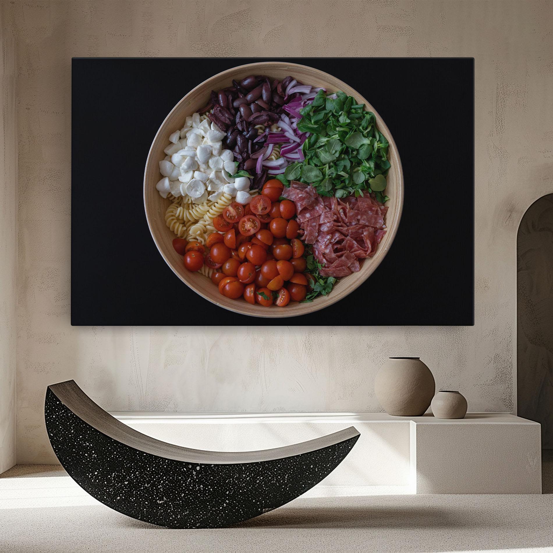 Vászonkép Mozzarella Salad mockup 8