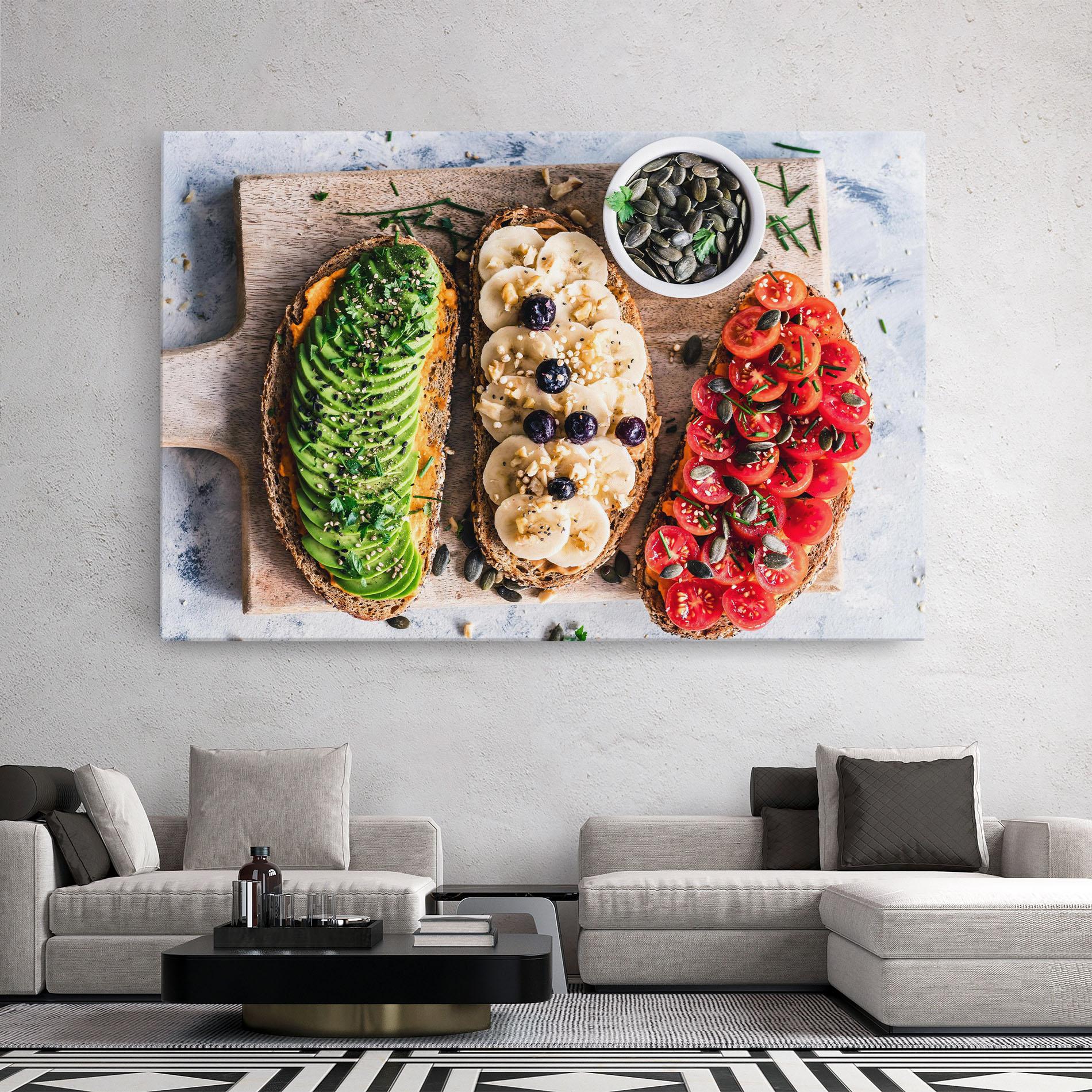 Vászonkép Breakfast mockup 2