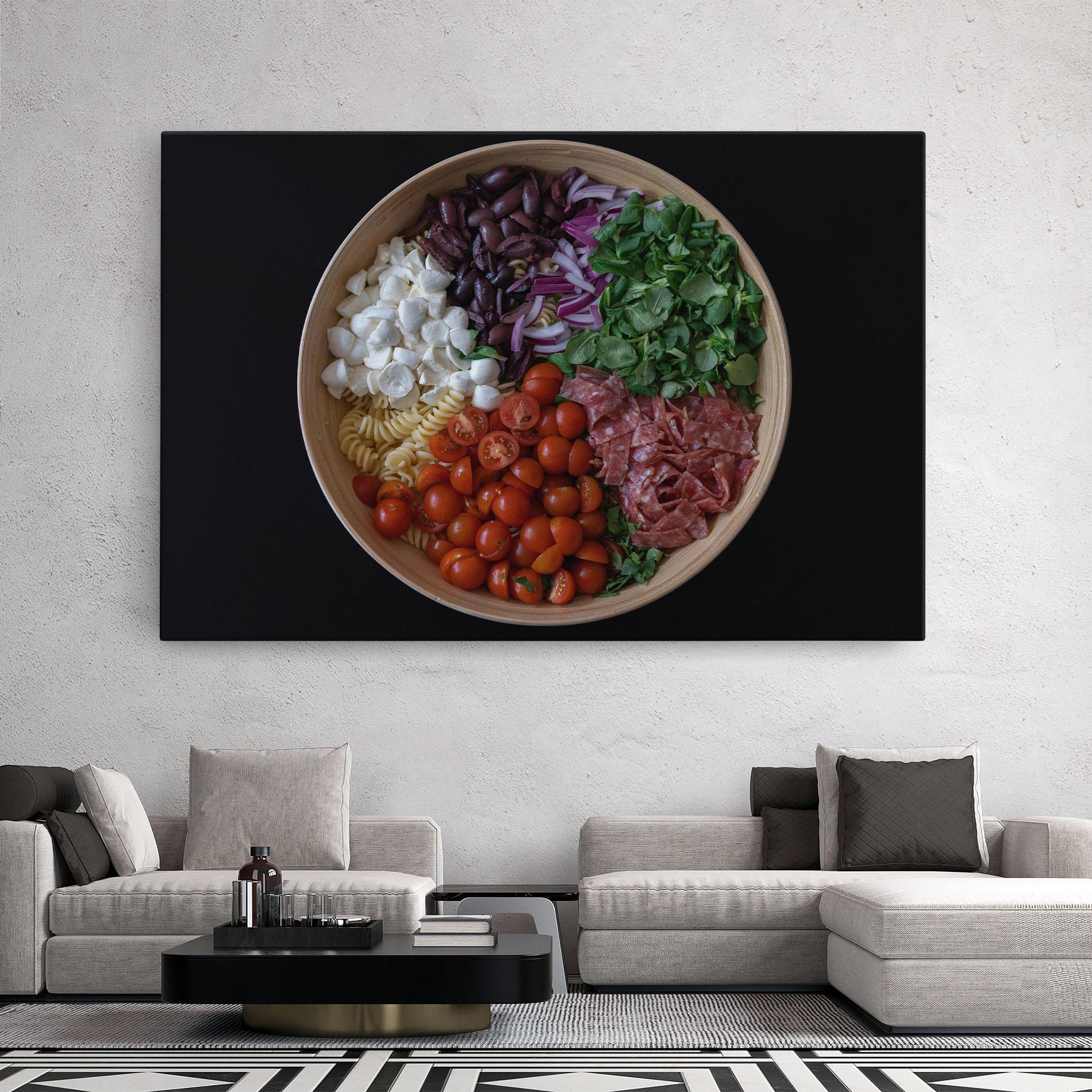 Vászonkép Mozzarella Salad mockup 2