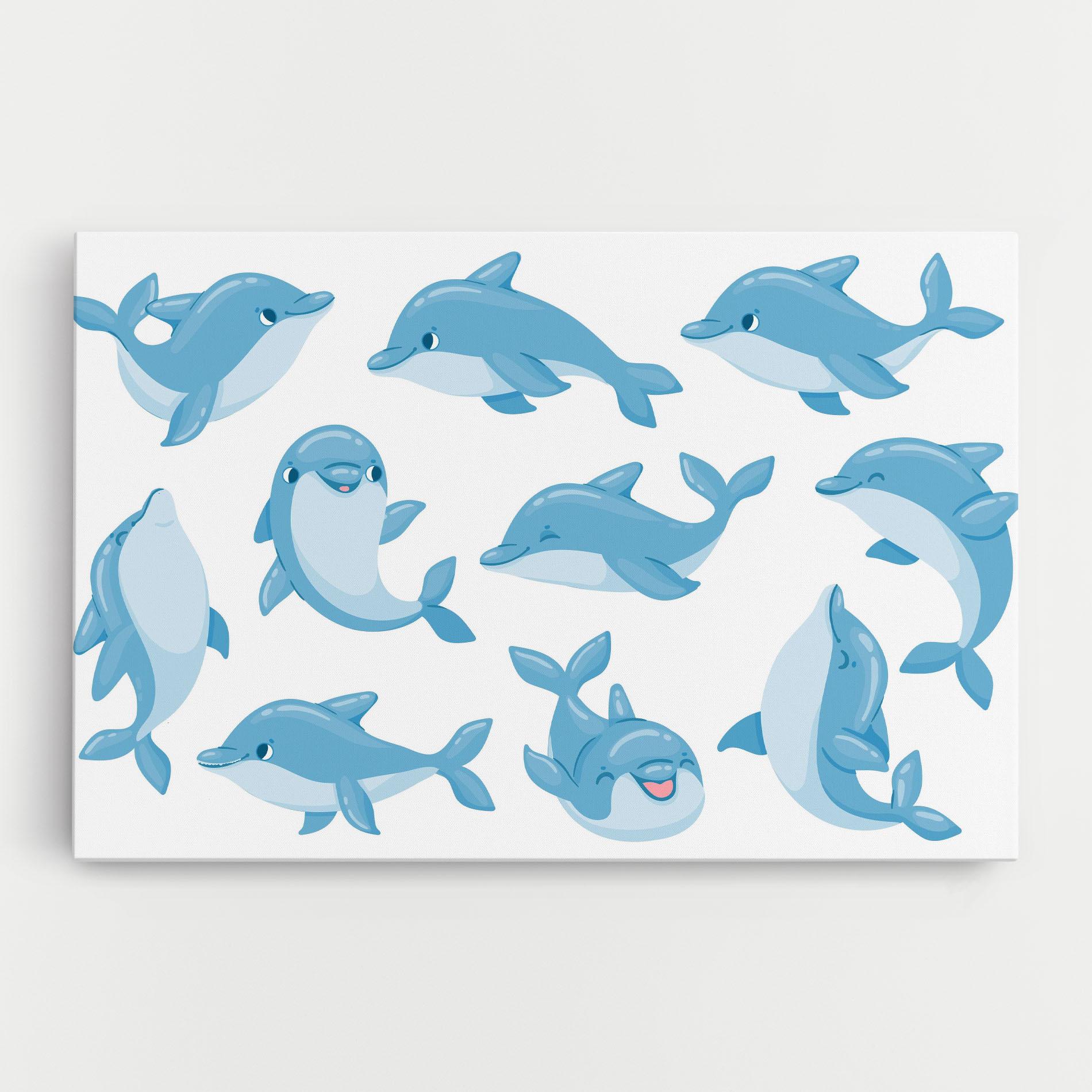 Vászonkép Dolphin mockup 0