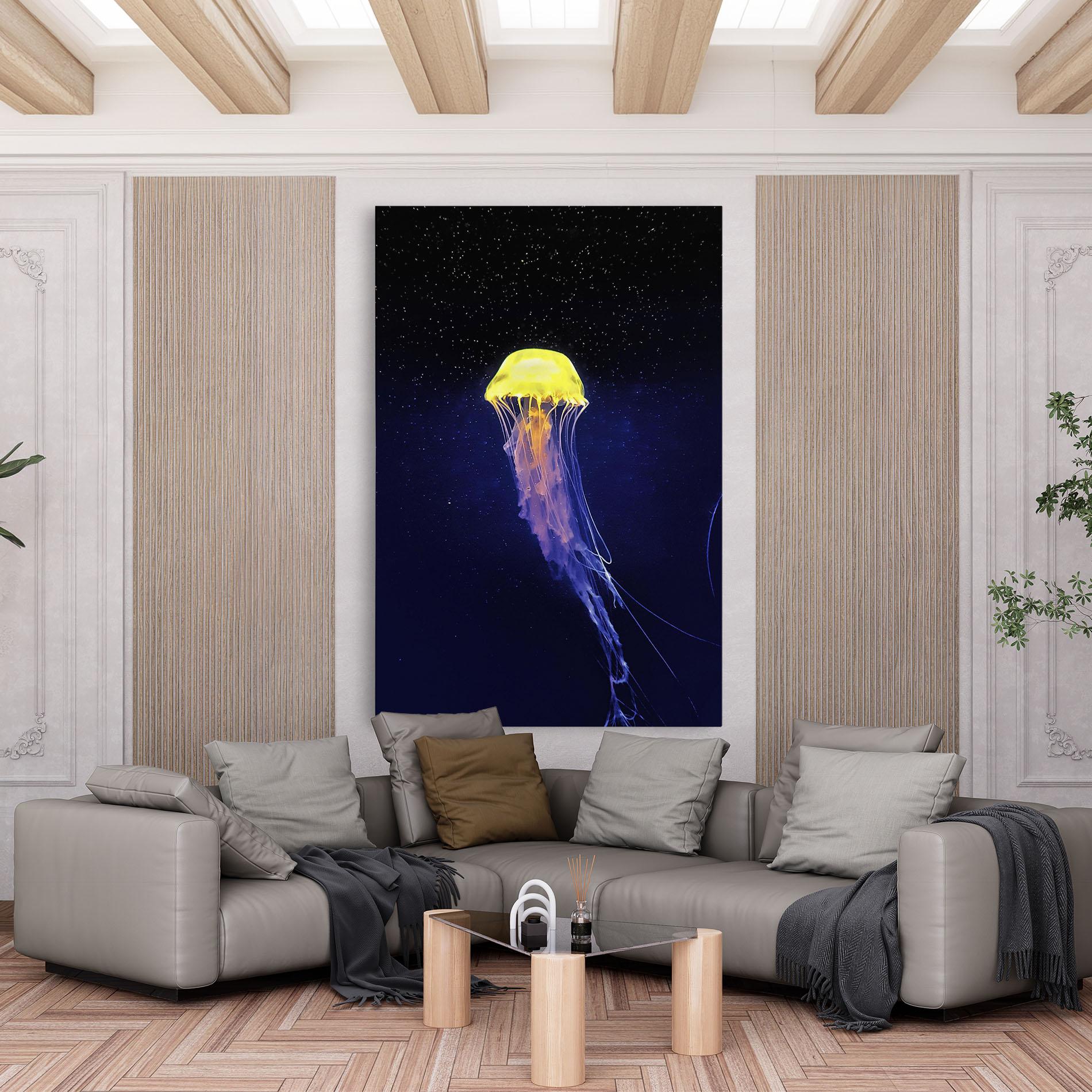 Vászonkép Purple Jellyfish mockup 6
