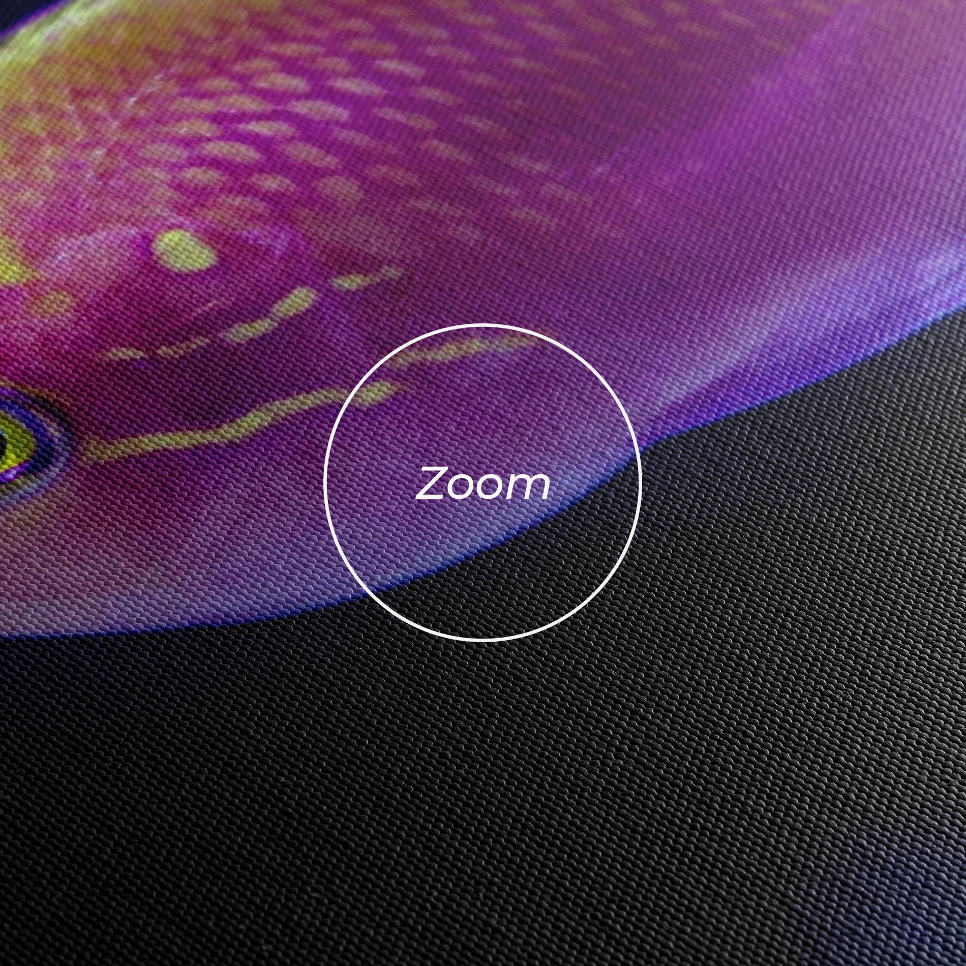 Vászonkép Angry Pink Fish mockup 3