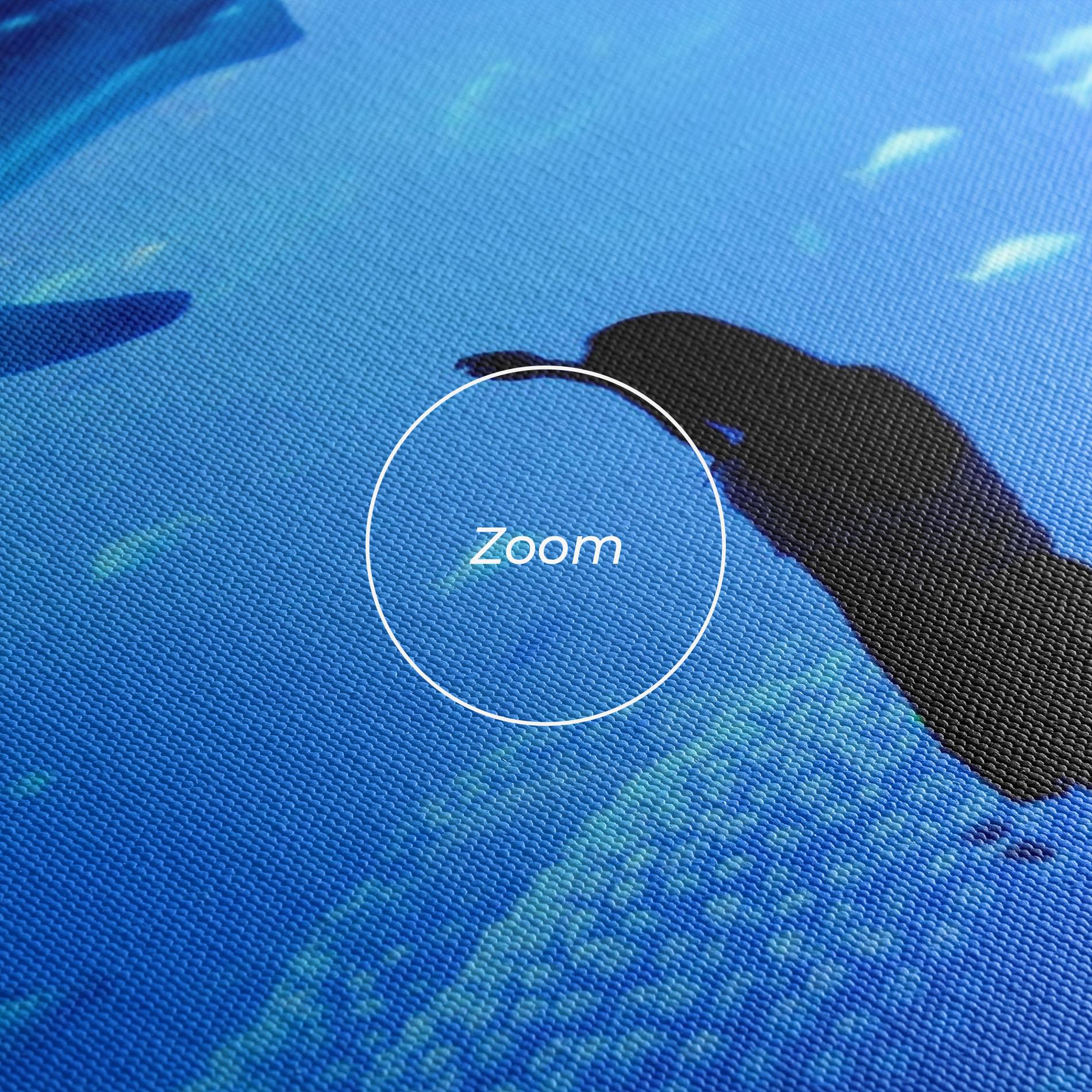 Vászonkép Aquarium Girl mockup 3