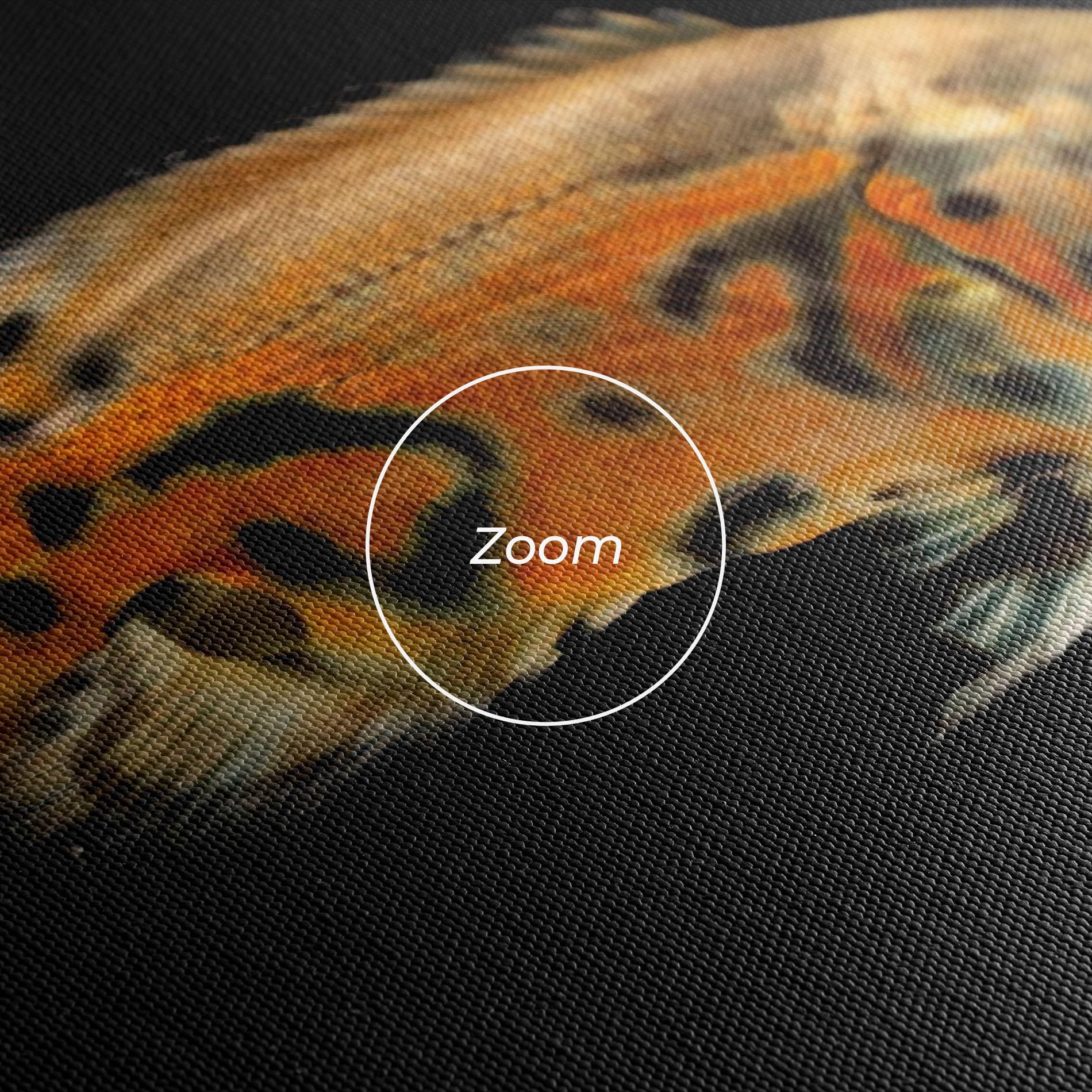 Vászonkép Cute Brown Fish mockup 3